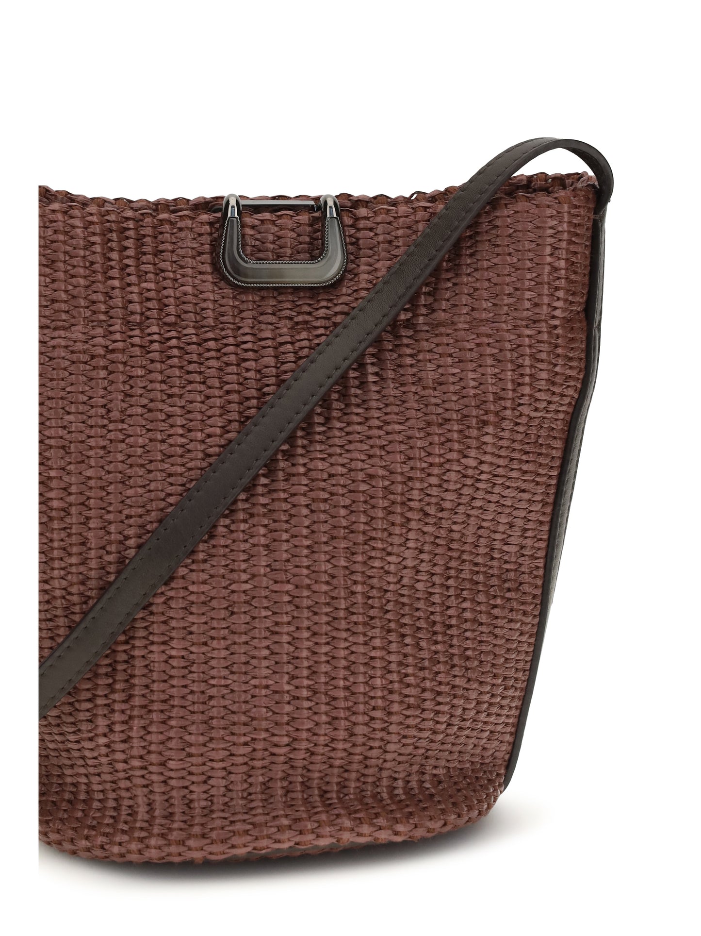 Brunello Cucinelli Women Small Sartorial Bucket Bag In Raffia BRUNELLO CUCINELLI