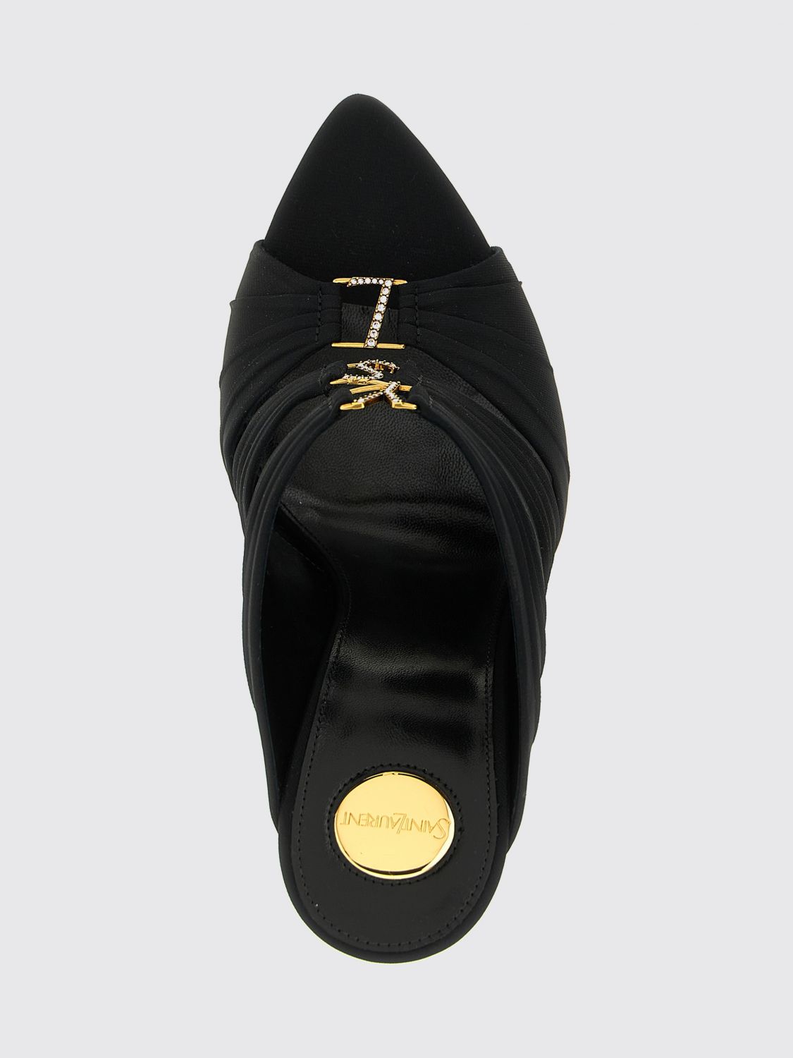Saint Laurent Heeled Sandal Woman Black SAINT LAURENT