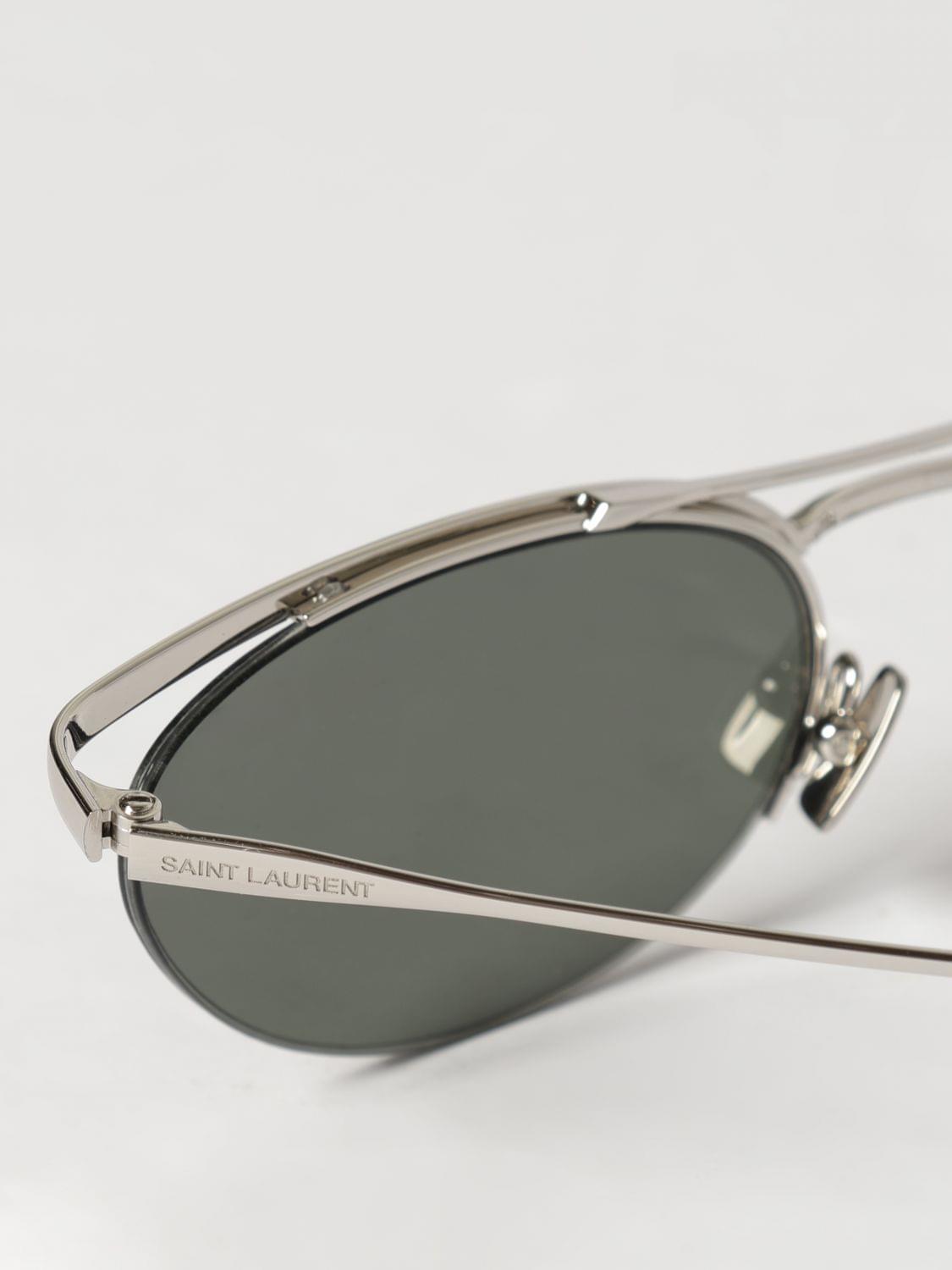 Saint Laurent Sunglasses Woman Silver SAINT LAURENT