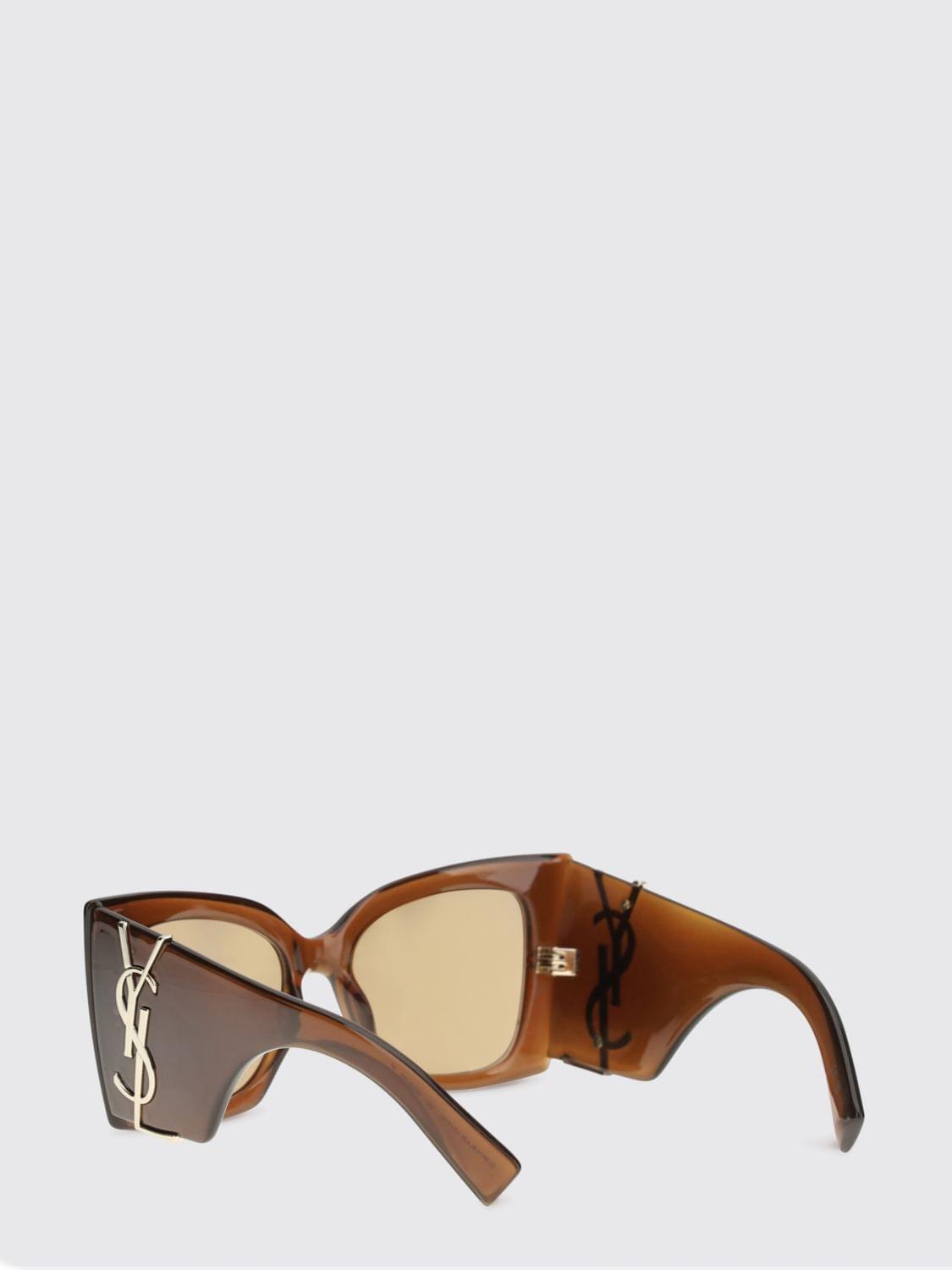 Saint Laurent Sunglasses Woman Brown SAINT LAURENT