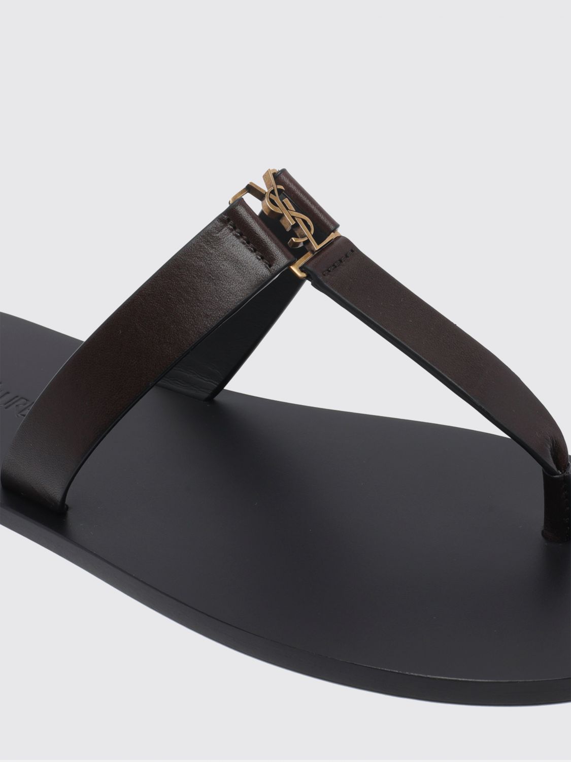 Saint Laurent Sandals Men Dark SAINT LAURENT
