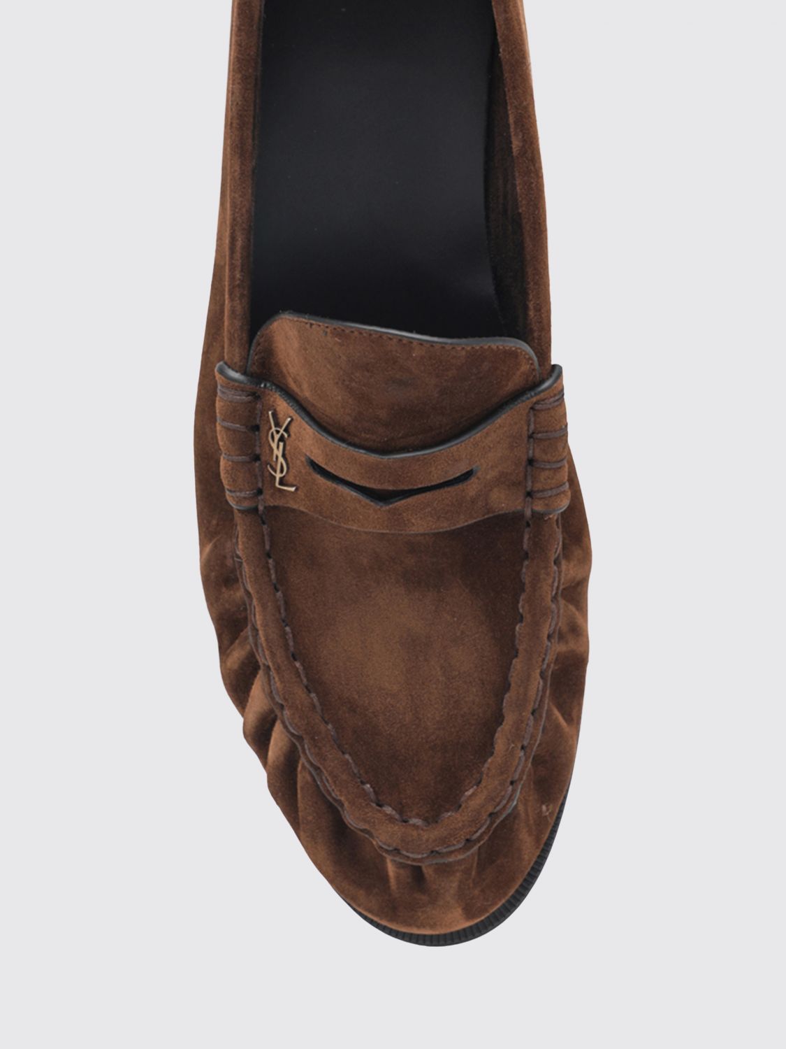 Saint Laurent Loafers Men Tobacco SAINT LAURENT