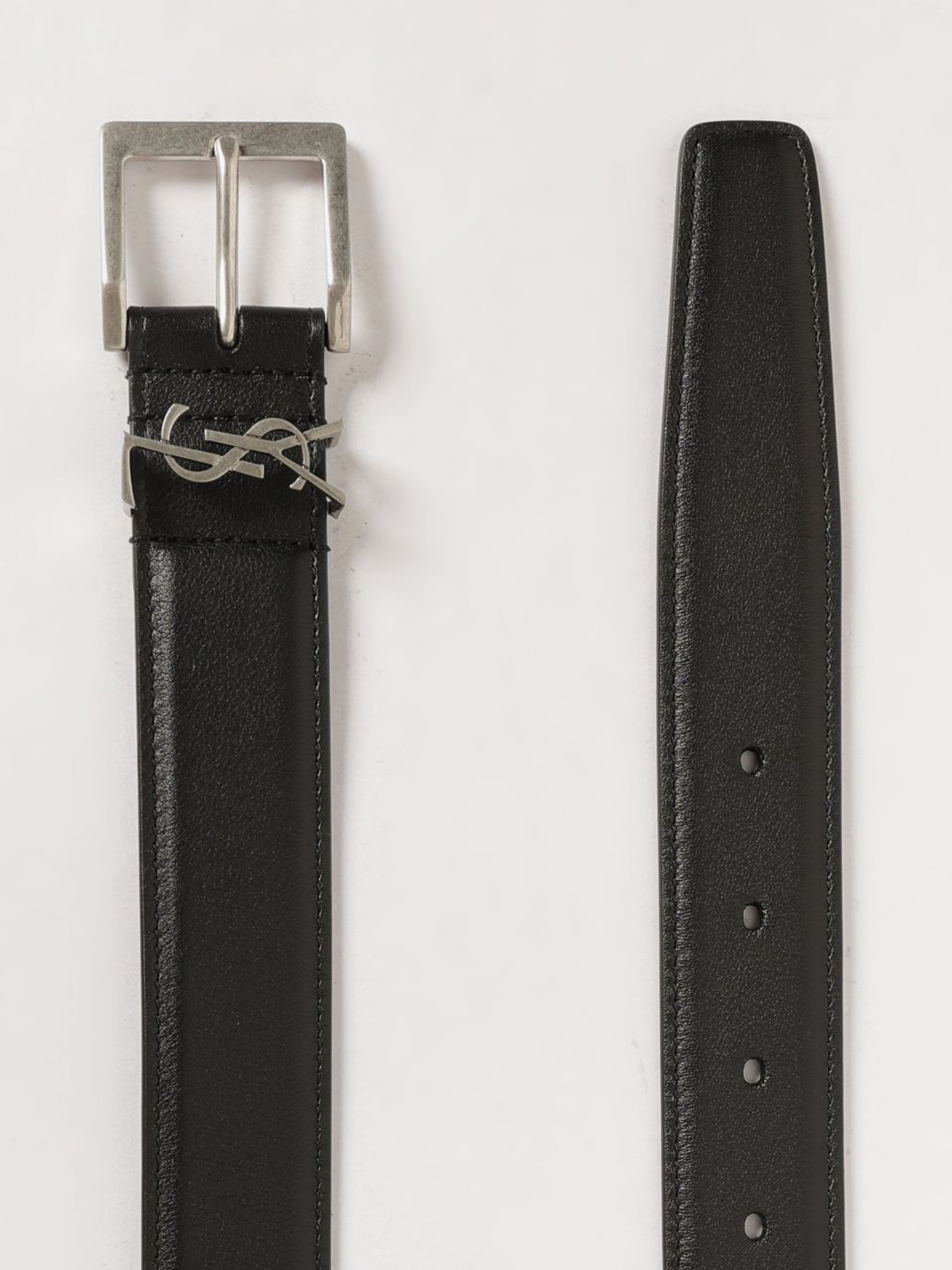 Saint Laurent Belt Men Black SAINT LAURENT