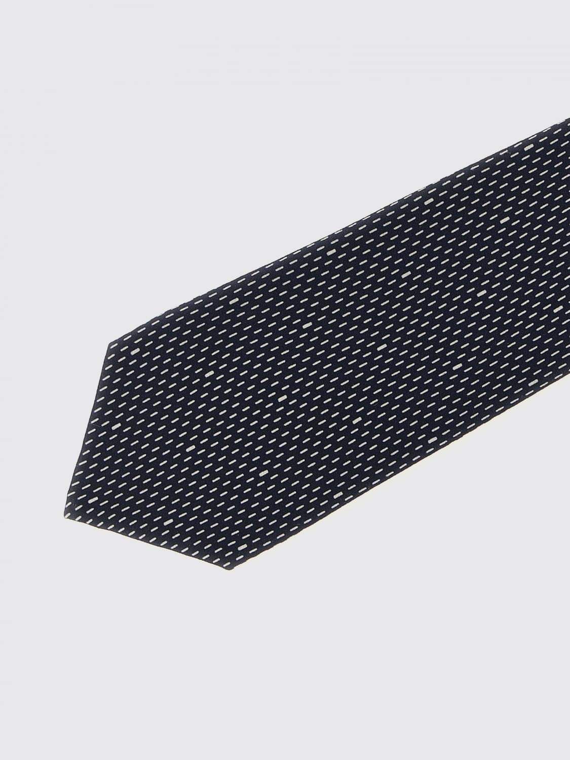 Saint Laurent Tie Men Navy SAINT LAURENT