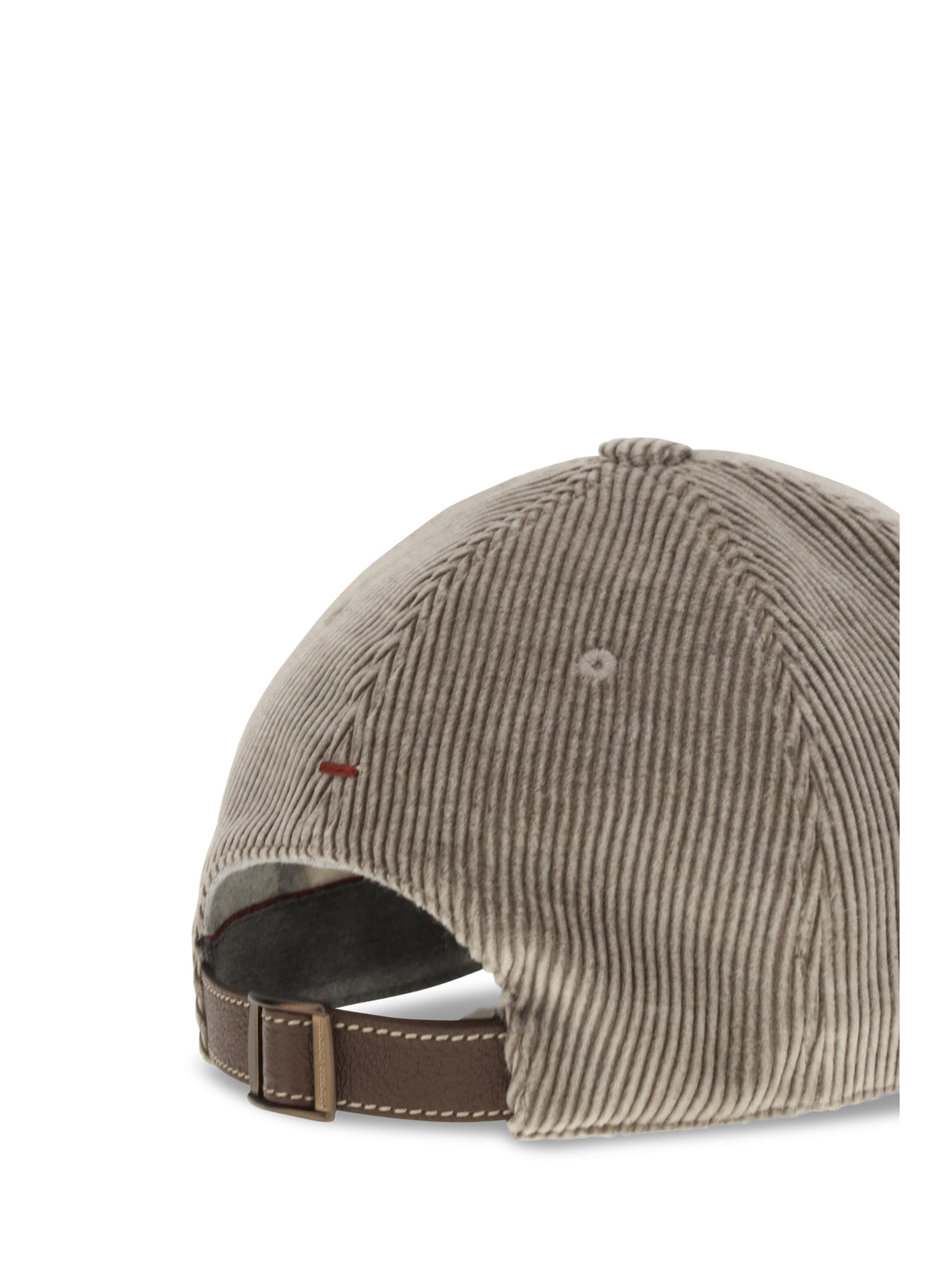 Brunello Cucinelli Men Ribbed Baseball Cap BRUNELLO CUCINELLI