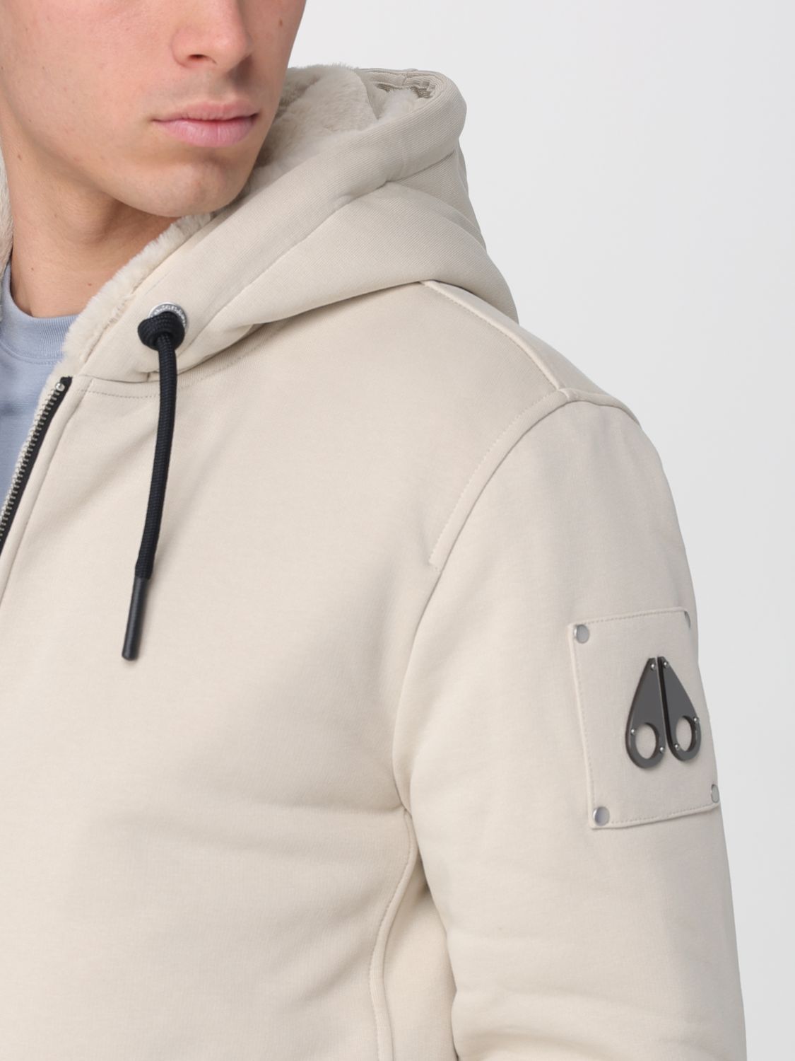 Moose Knuckles Sweatshirt Men Beige MOOSE KNUCKLES