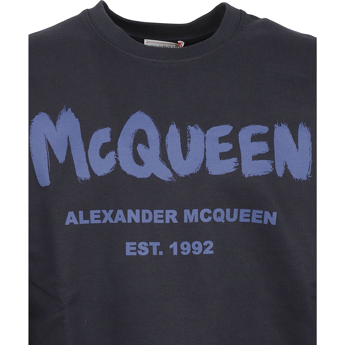 Alexander Mcqueen Cotton Logo Sweatshirt Men ALEXANDER MCQUEEN