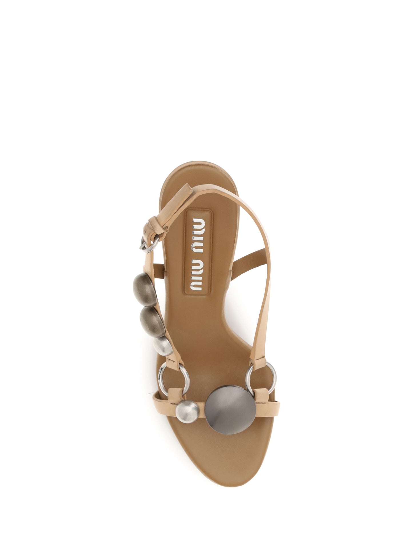 Miu Miu Women Leather Sandals MIU MIU