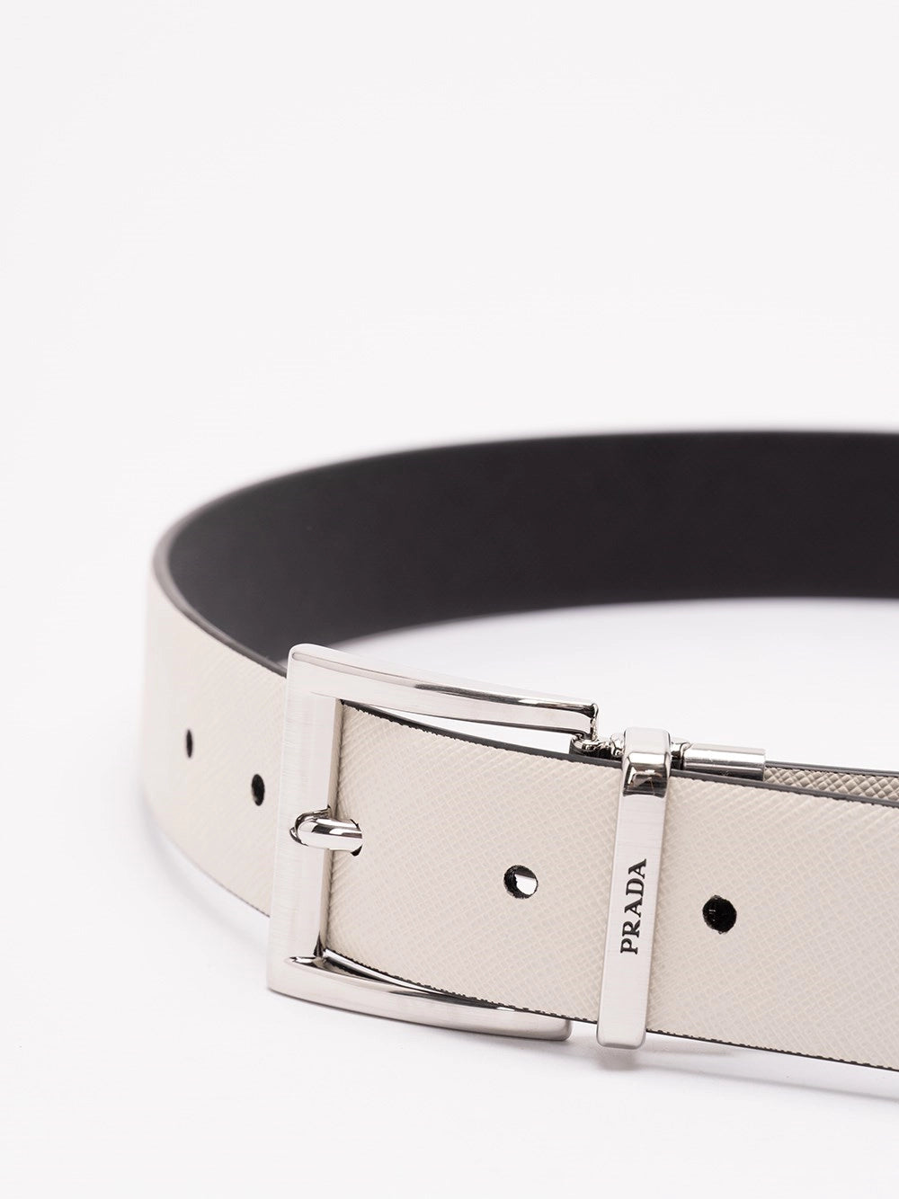 Prada Men Saffiano Leather Reversible Belt PRADA