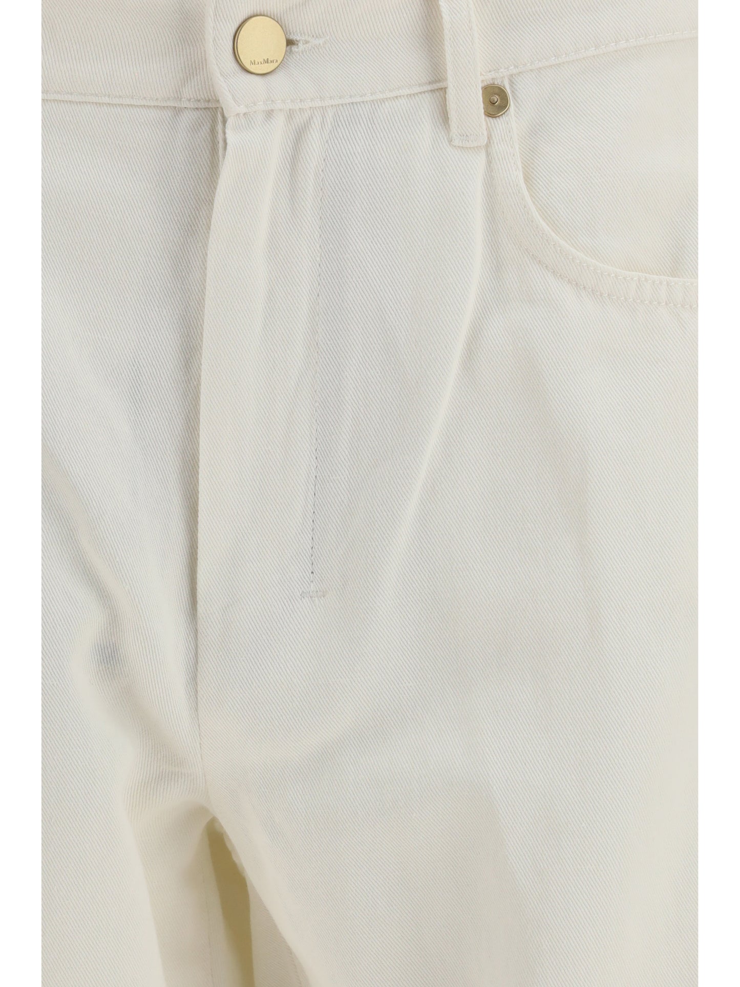 'S Maxmara Women Cotton And Linen Pants S MAX MARA