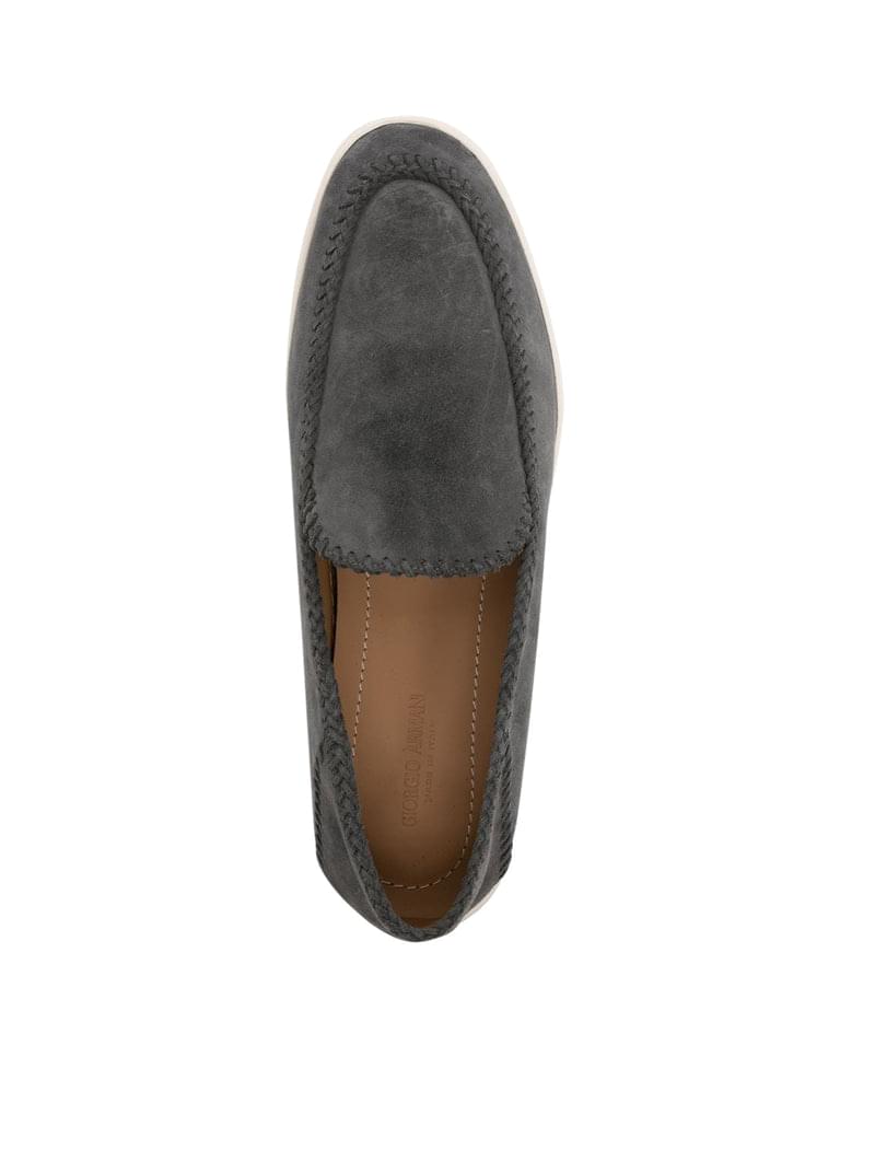 Giorgio Armani Men Galleria 3 Slip-On In Suede GIORGIO ARMANI
