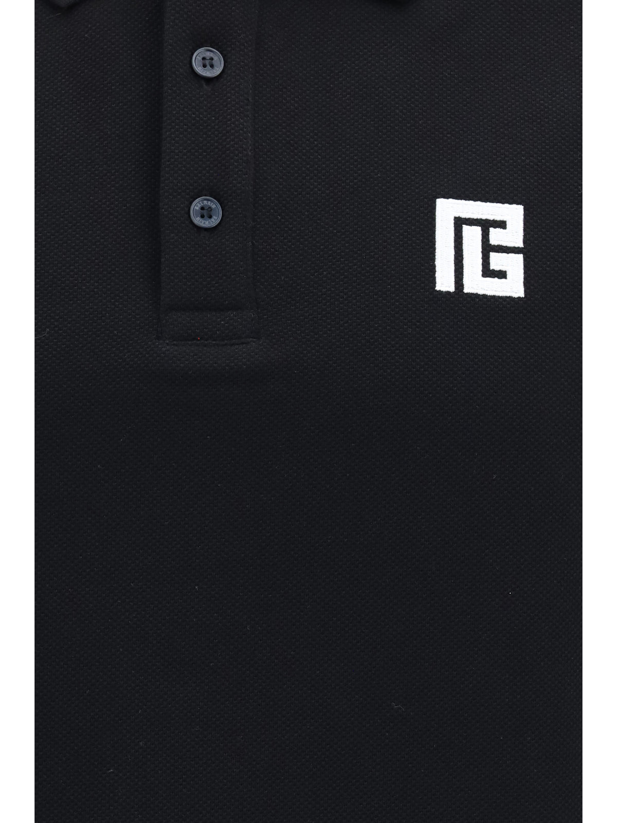 Balmain Men Pb Embroidered Logo Polo