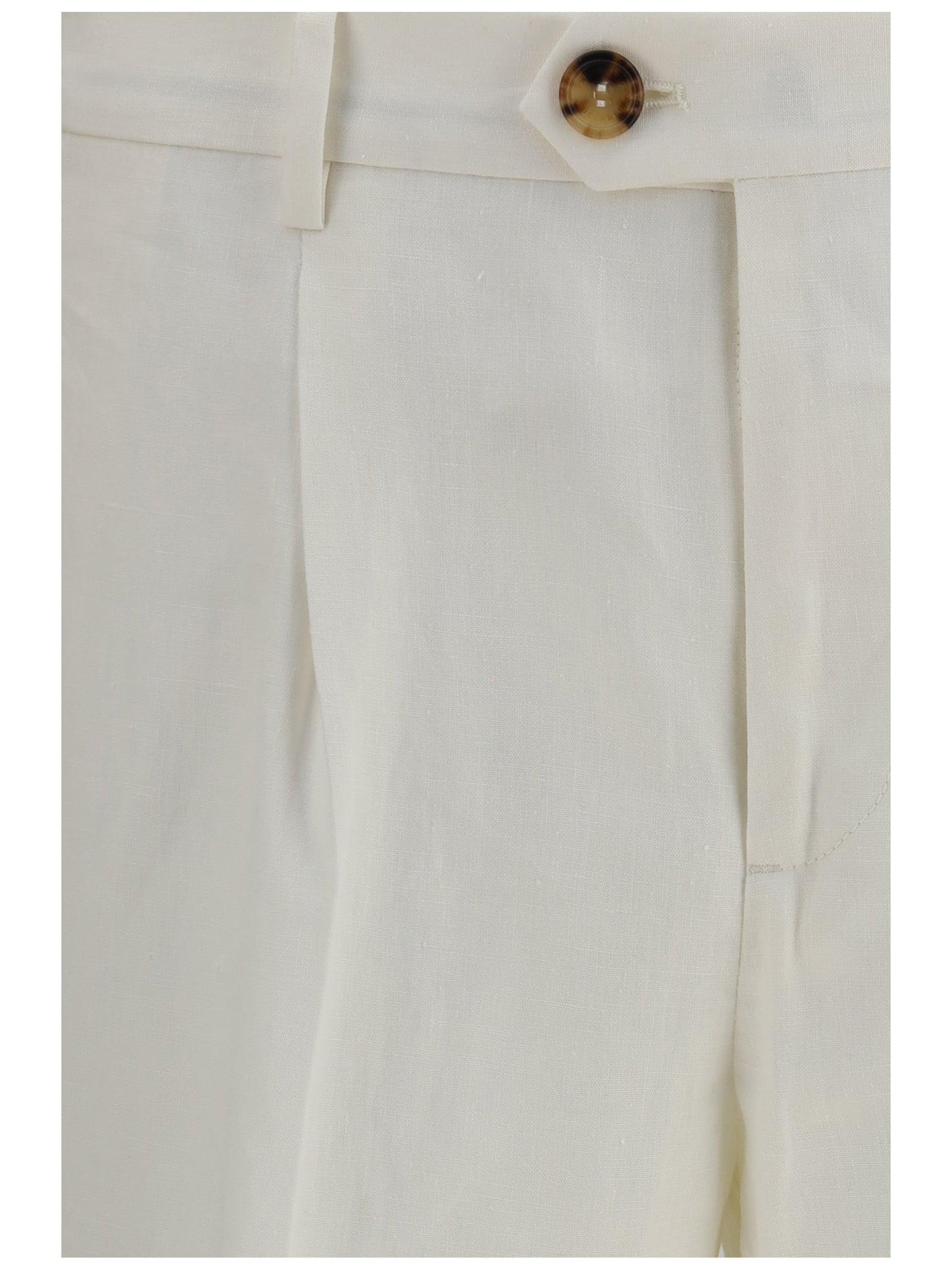 Brunello Cucinelli Men Linen Tailored Pants BRUNELLO CUCINELLI