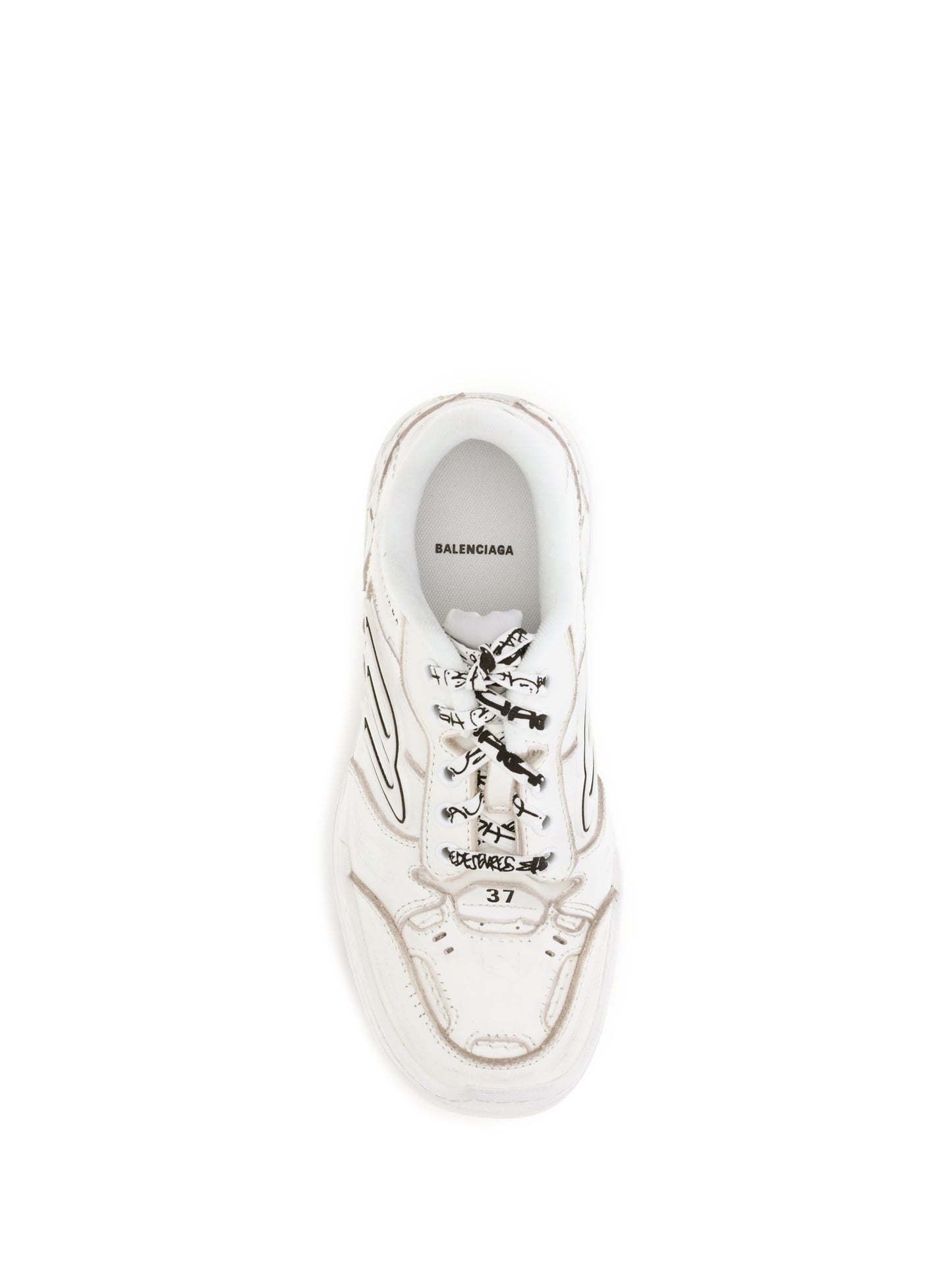 Balenciaga Women Hamptons Worn-Out Sneakers BALENCIAGA