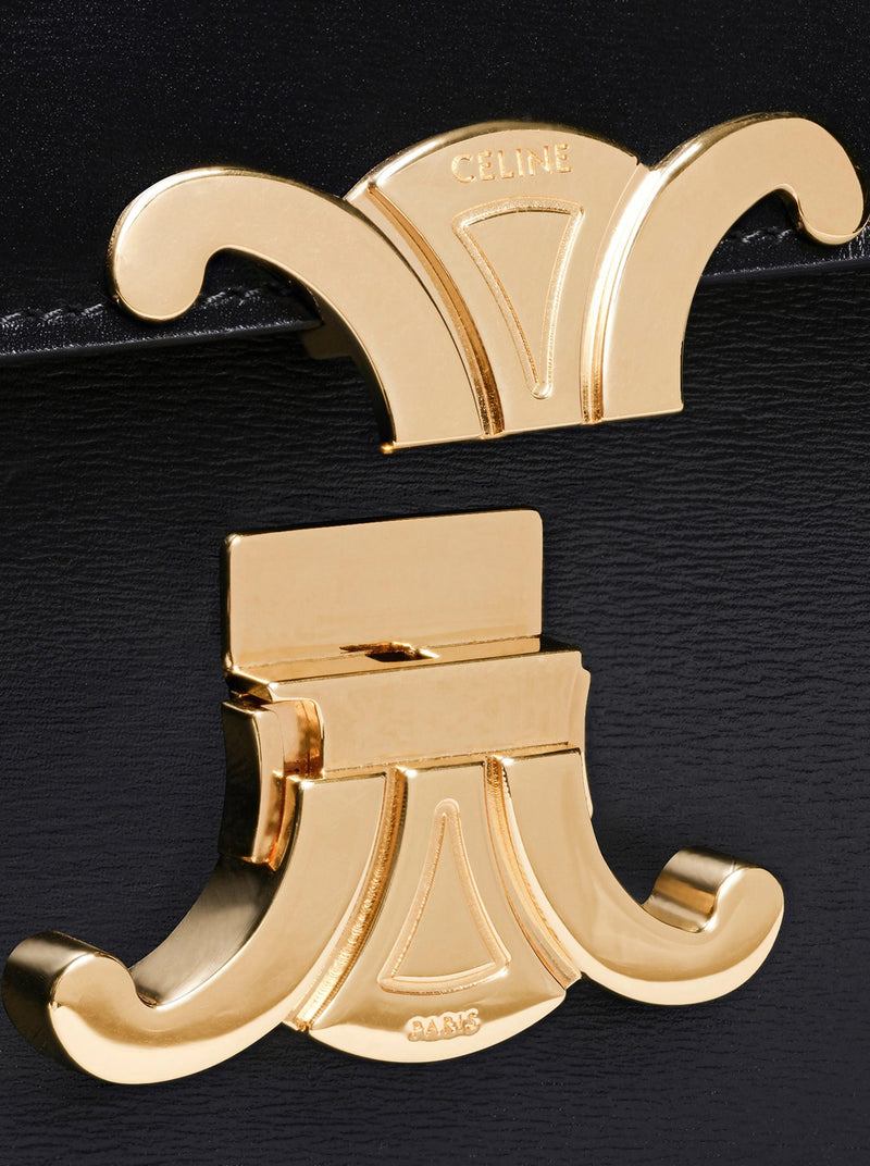 Celine Women Triomphe Classique Bag In Glossy Calfskin CELINE
