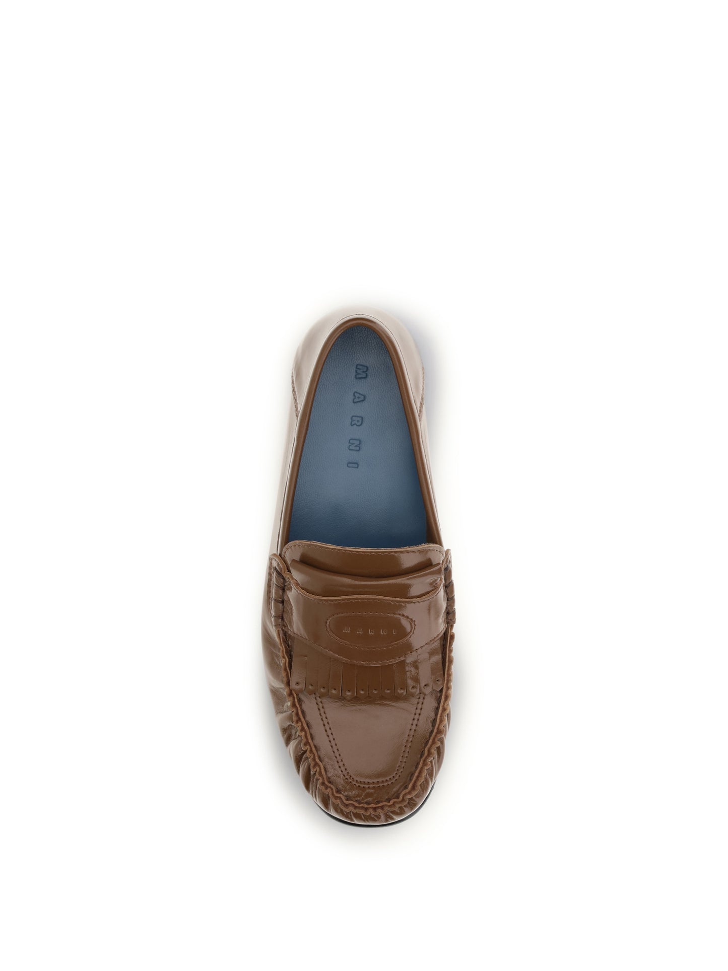 Marni Women Leather Loafers With Tassels And Foldable Heel MARNI