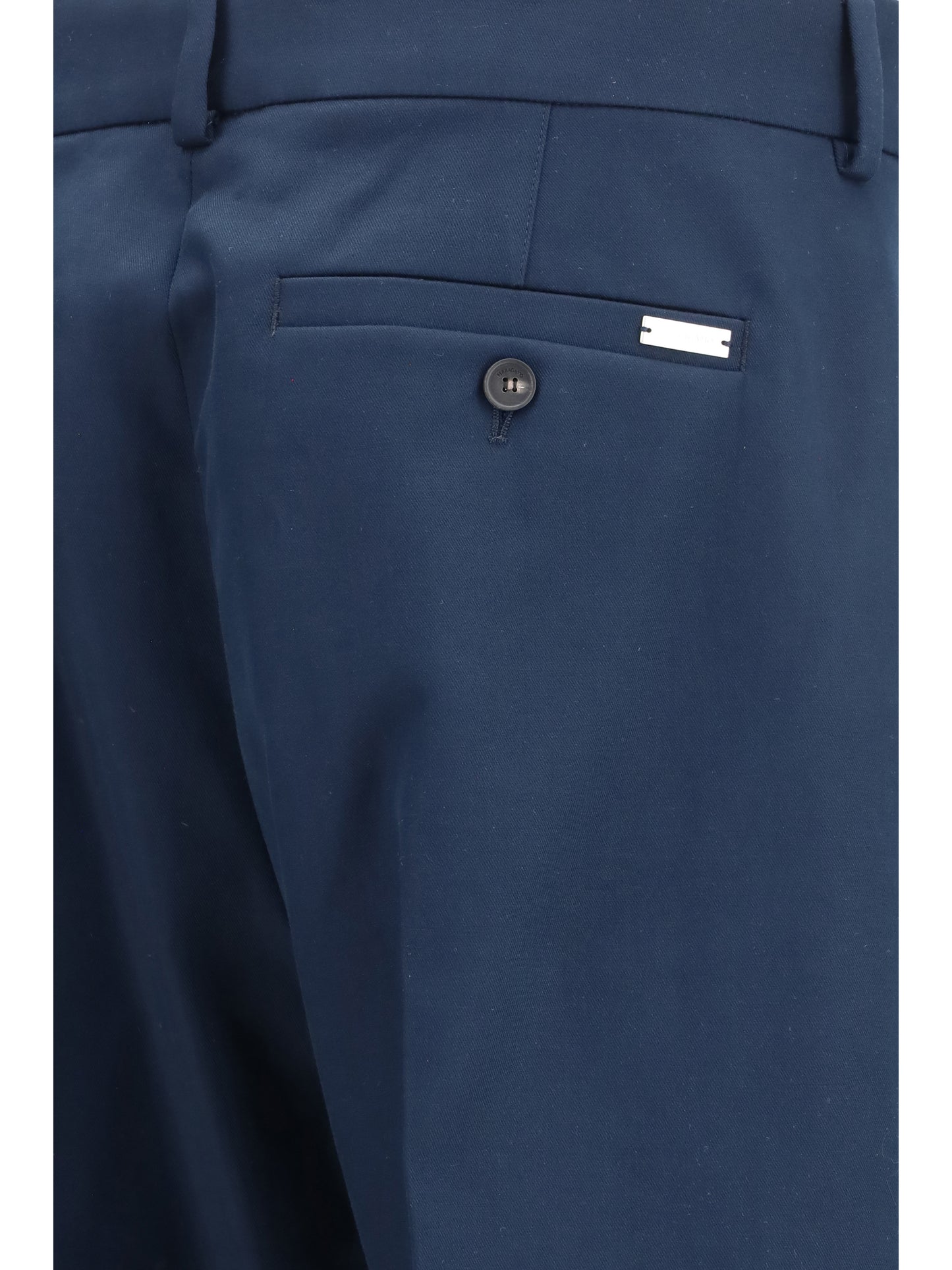 Ferragamo Men Cotton And Cashmere Chinos Pants FERRAGAMO