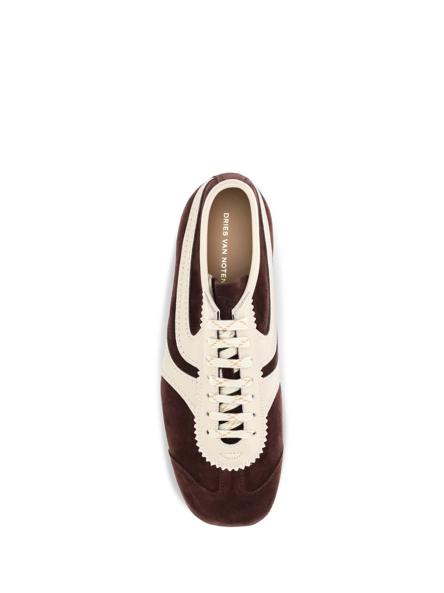 Dries Van Noten Men Leather Panelled Sneakers DRIES VAN NOTEN
