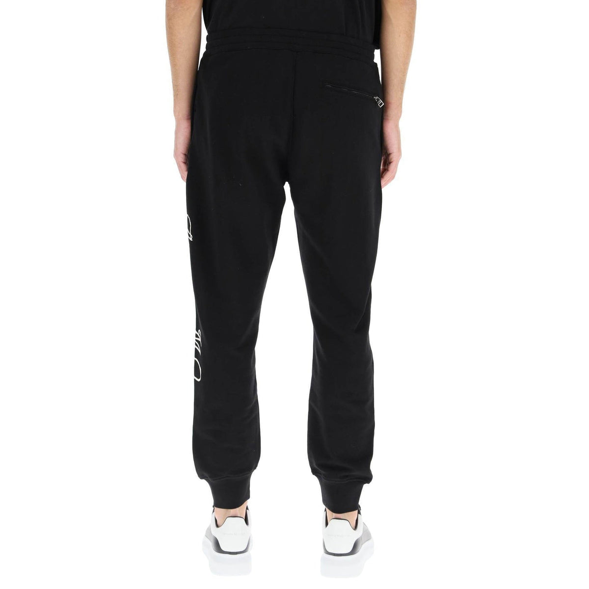 Alexander Mcqueen Logo Cotton Pants Men ALEXANDER MCQUEEN