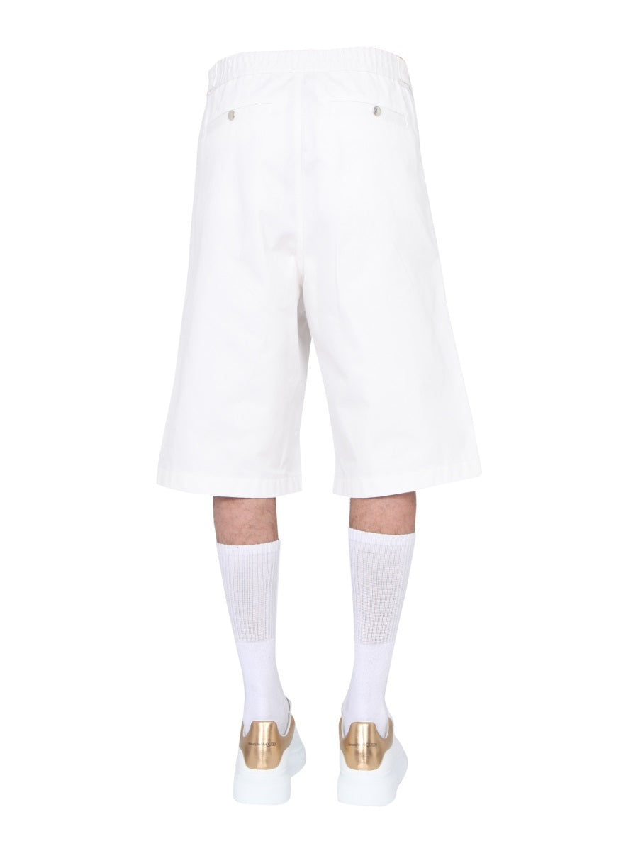Alexander Mcqueen Men Japanese Gabardine Shorts ALEXANDER MCQUEEN