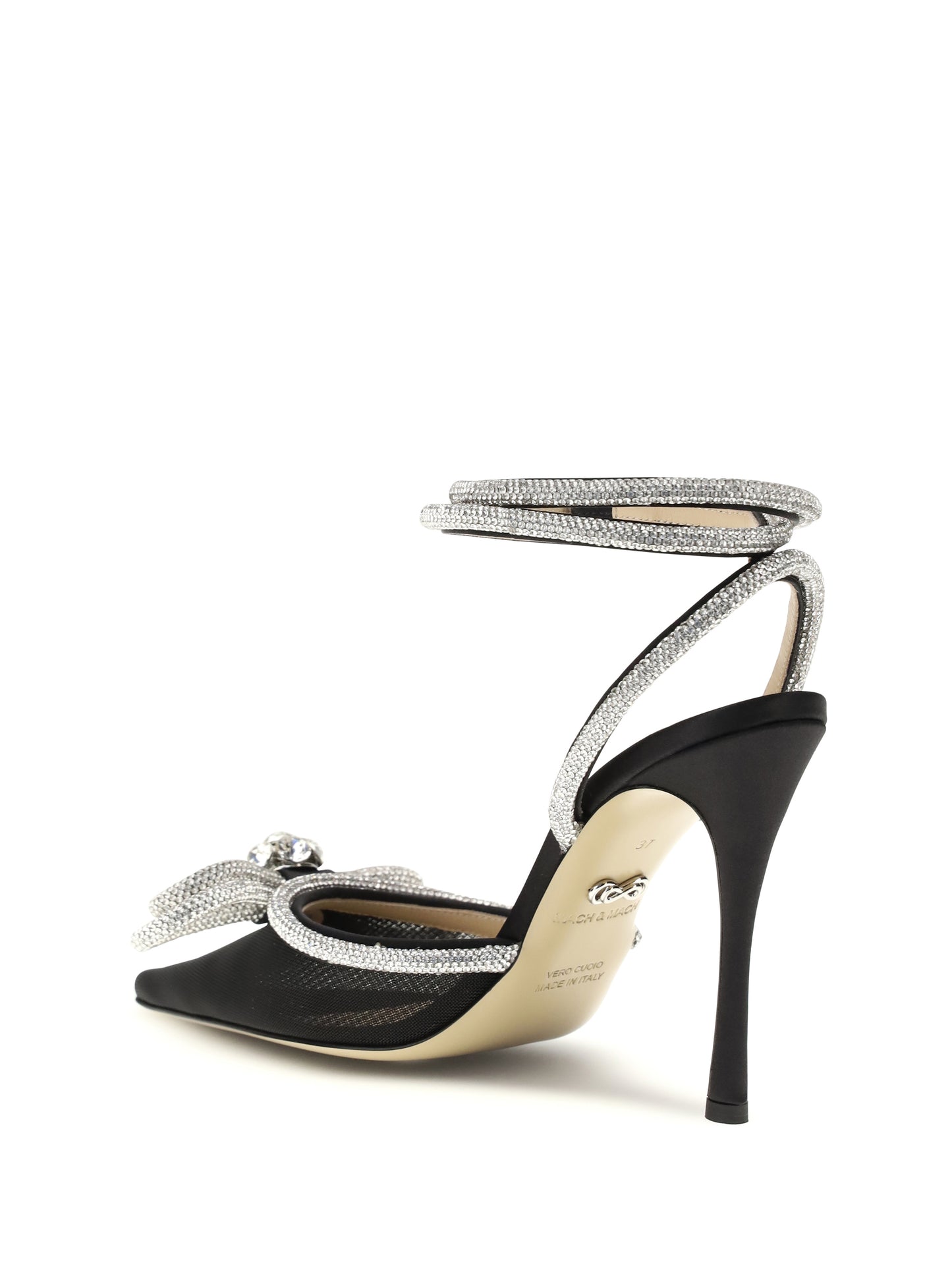Mach & Mach Women Double Bow Satin Pumps