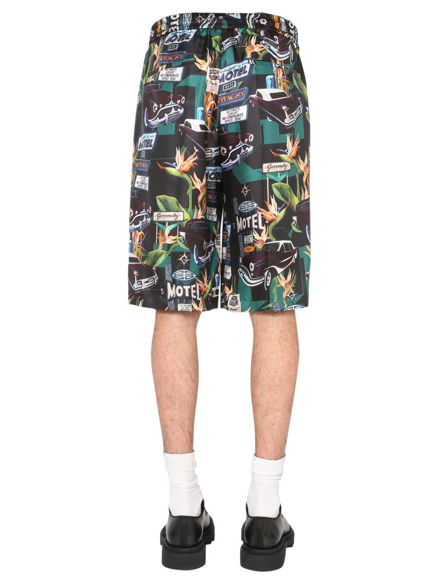 Givenchy Men Silk Bermuda GIVENCHY