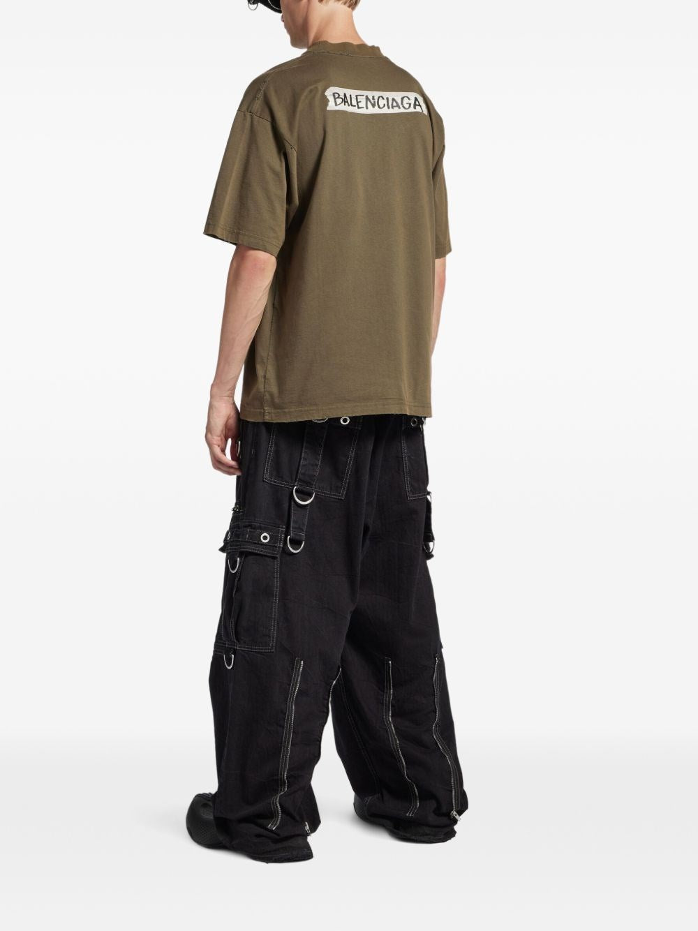 Balenciaga Men 'Masking Tape' T-Shirt BALENCIAGA