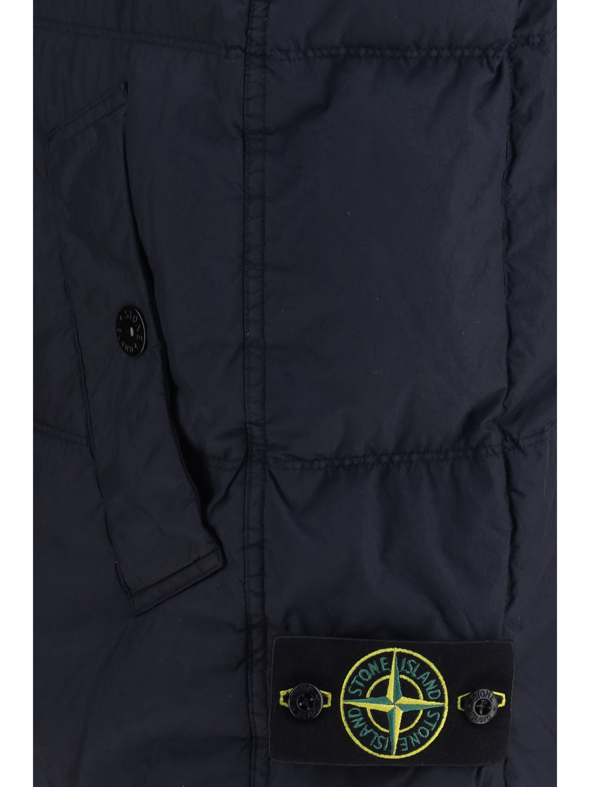 Stone Island Men Crinkle Reps Ny Padded Vest STONE ISLAND