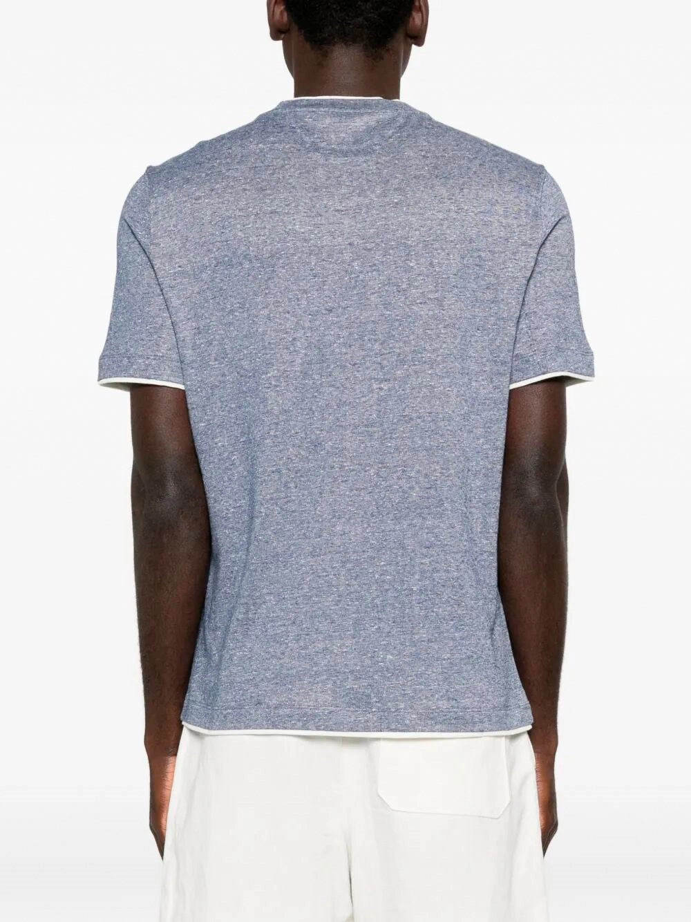 Brunello Cucinelli Men T-Shirt With Faux-Layering BRUNELLO CUCINELLI