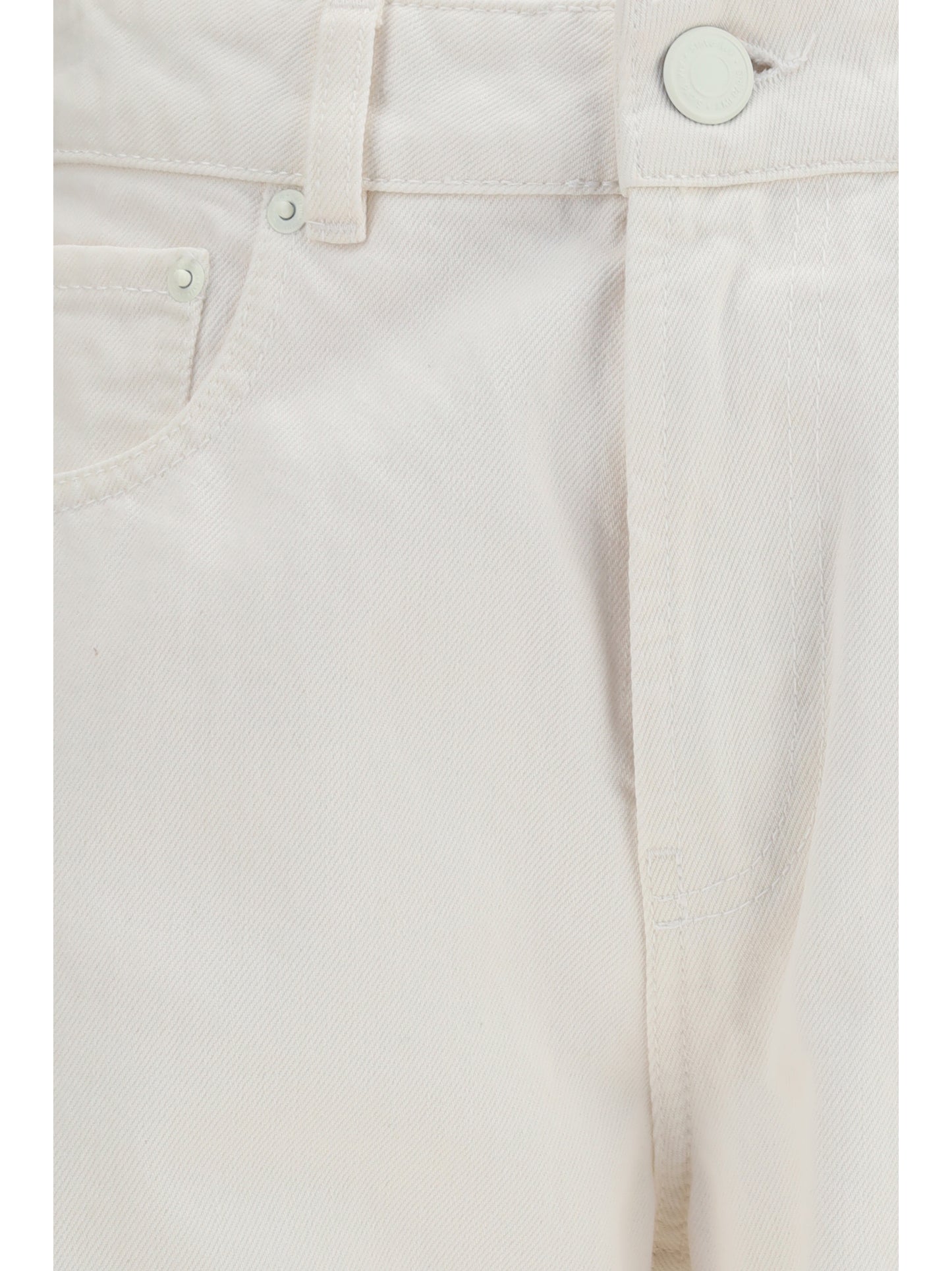 Ami Paris Women High-Rise Straight-Leg Jeans In Cotton AMI PARIS