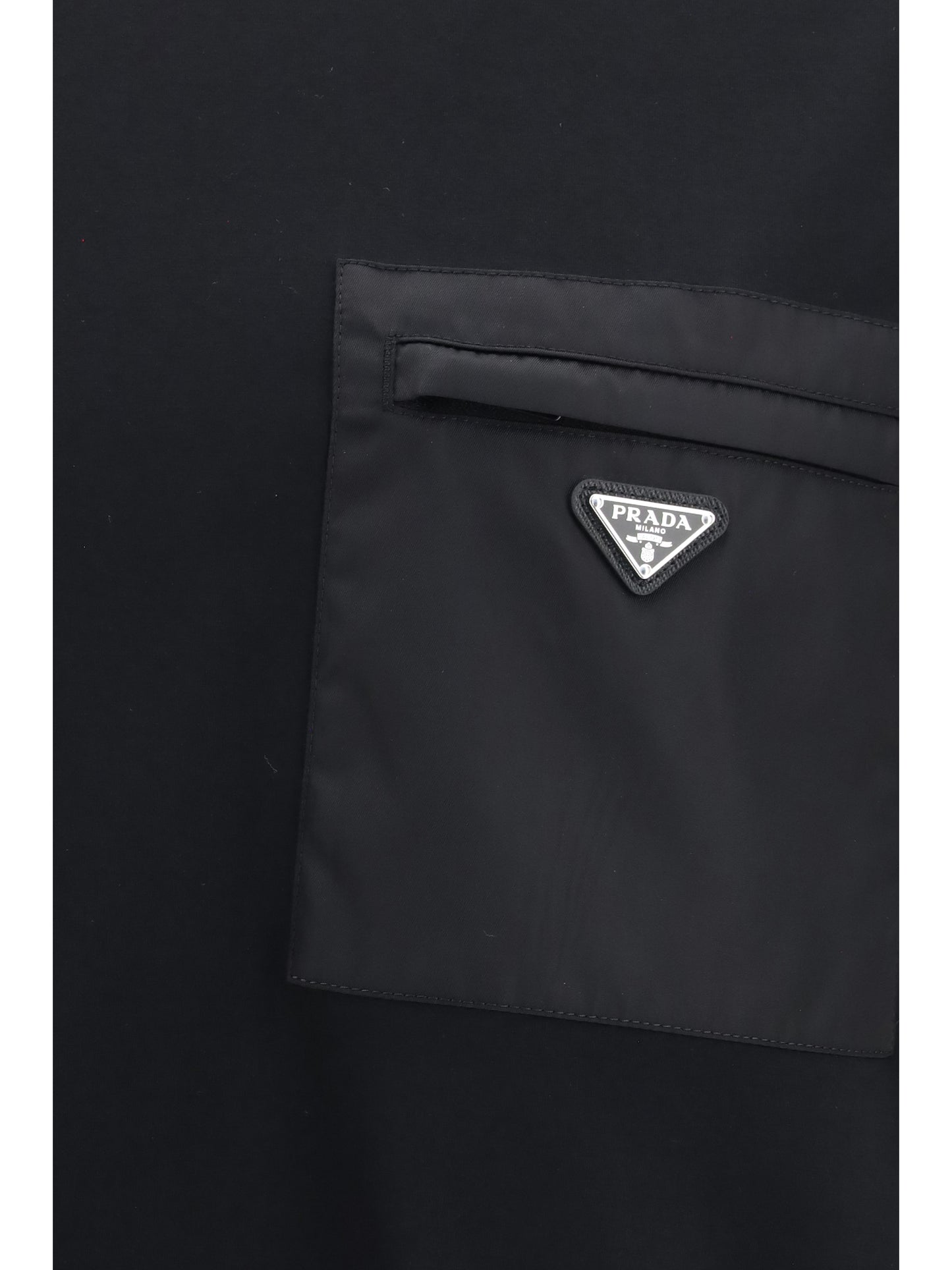 Prada Men Pocket T-Shirt With Logo PRADA