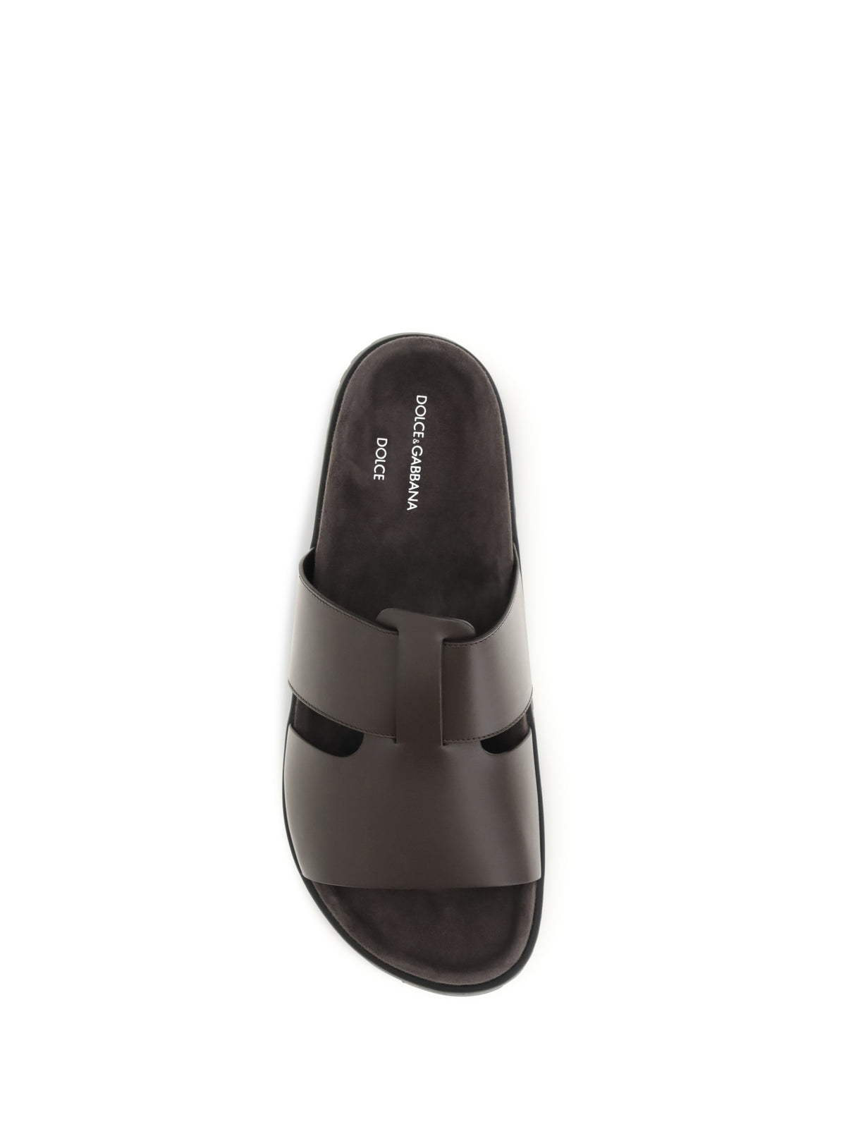 Dolce & Gabbana Men Leather Sandals DOLCE & GABBANA