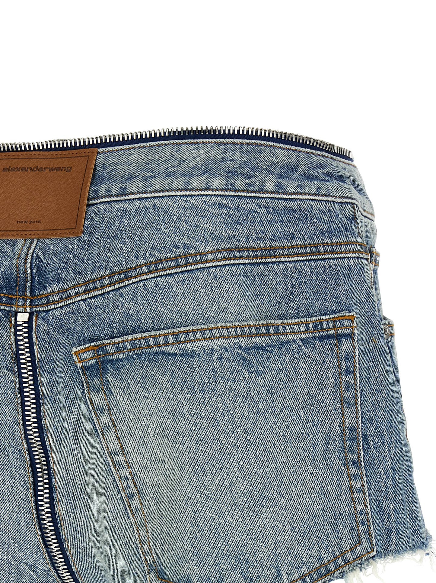 Alexander Wang Women 'Zip V-Waist' Shorts ALEXANDER WANG