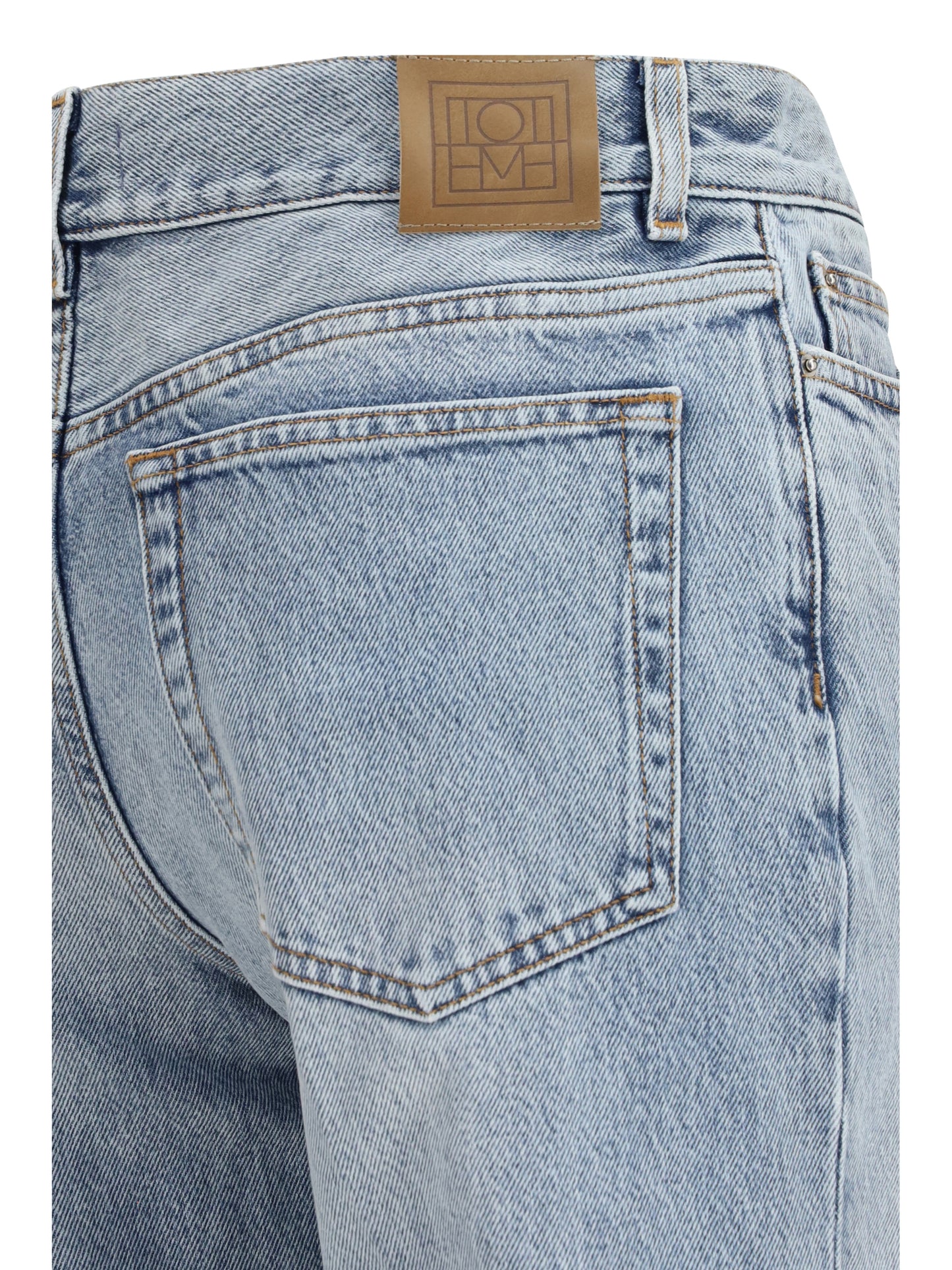 Toteme Women Cotton Flared-Hem Jeans