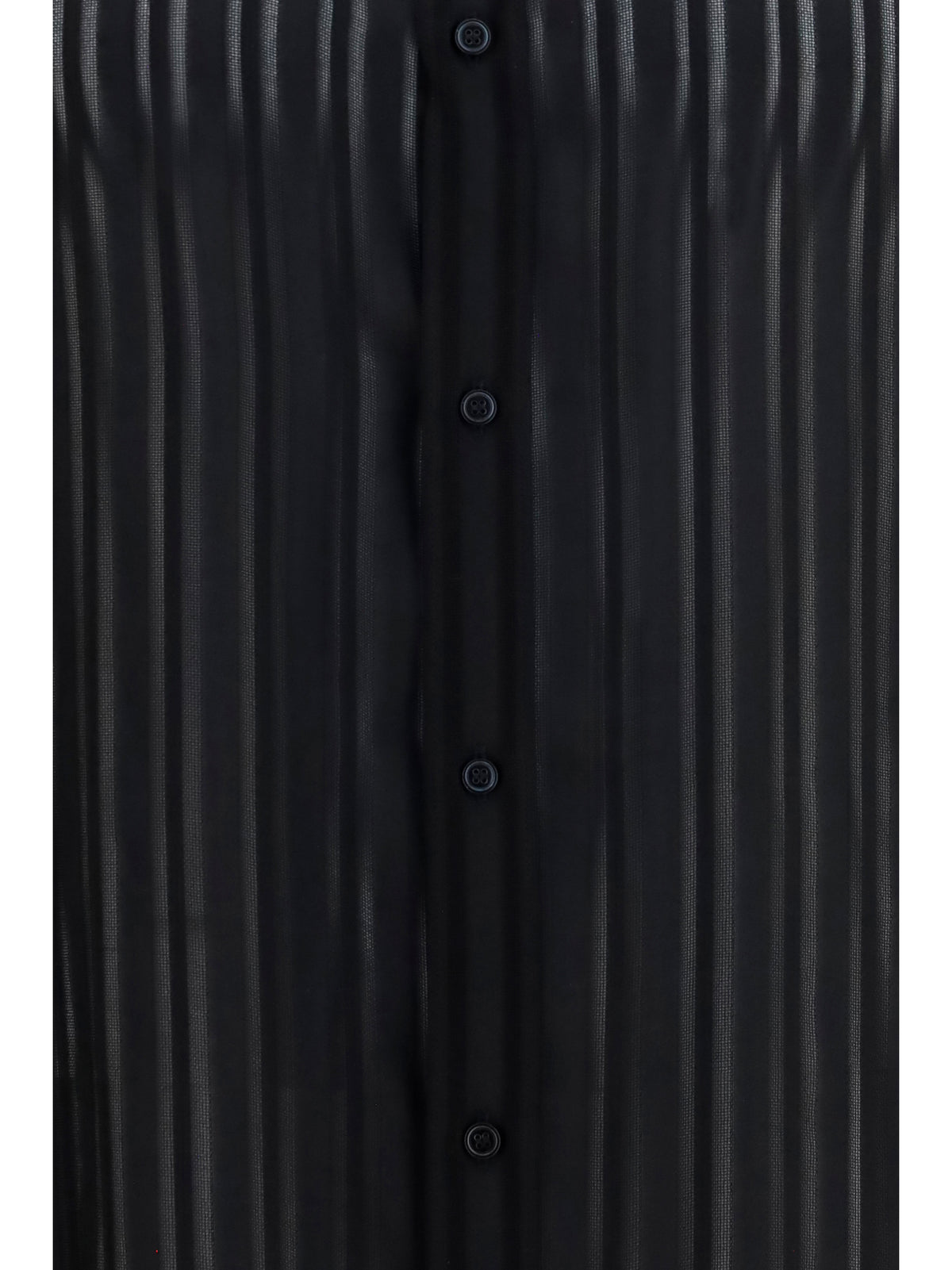 Gucci Men Striped Silk Gauze Shirt