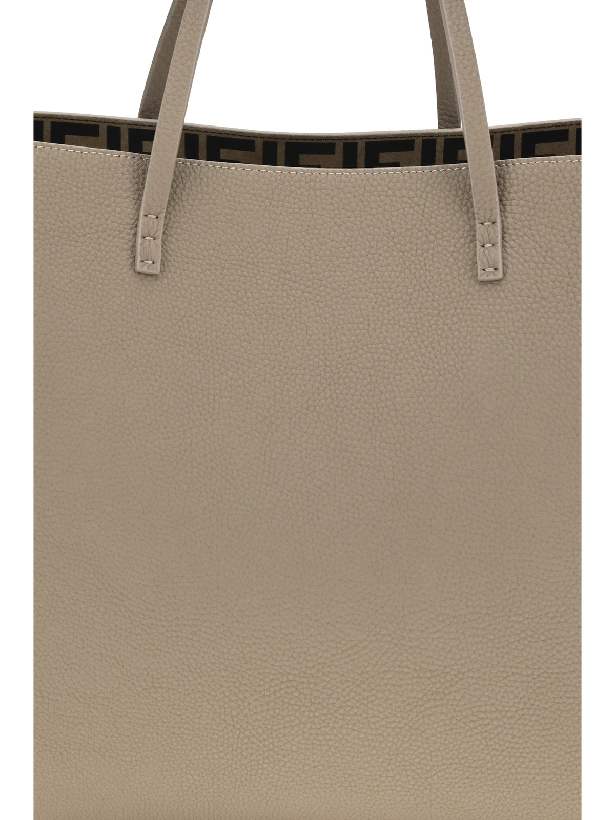 Fendi Women Medium Roll Roman Leather Shopping Bag FENDI