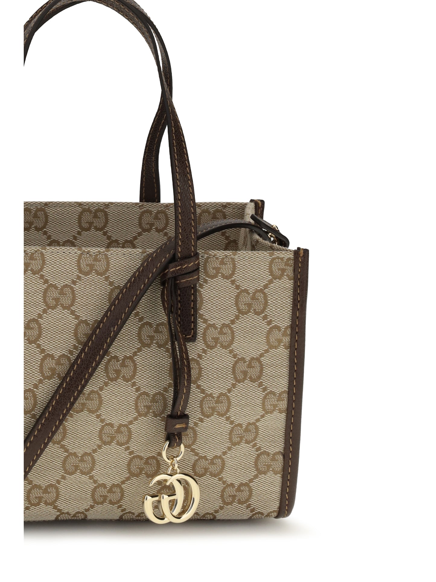 Gucci Women Small Shoping Bag With Gg Charm GUCCI