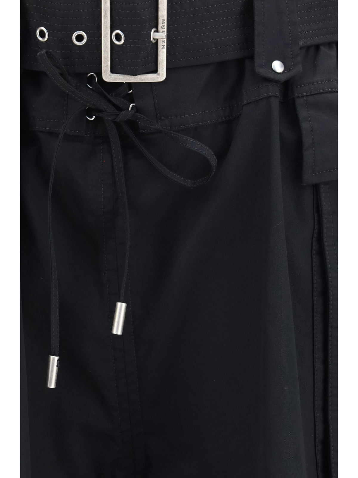 Alexander Mcqueen Women Cotton Shorts With Belt ALEXANDER MCQUEEN