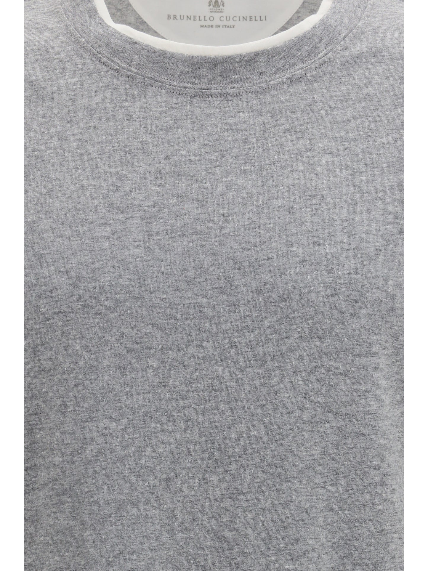 Brunello Cucinelli Men Short-Sleeve Cotton T-Shirt BRUNELLO CUCINELLI