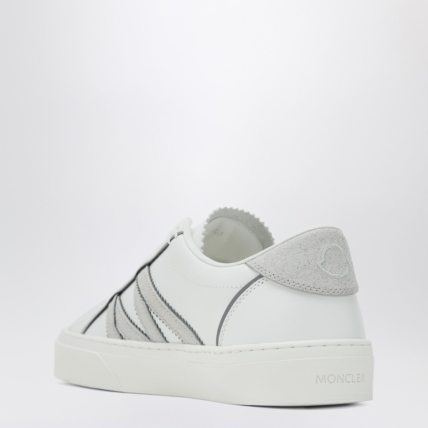 Moncler White Leather Monaco2 Sneakers Women MONCLER