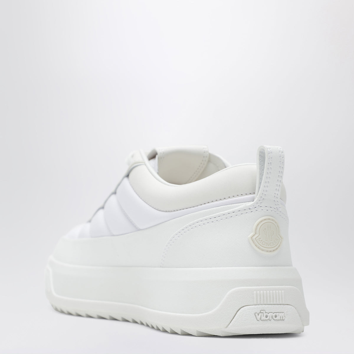 Moncler Altive Suede And Nubuck Leather Sneakers In White Men MONCLER