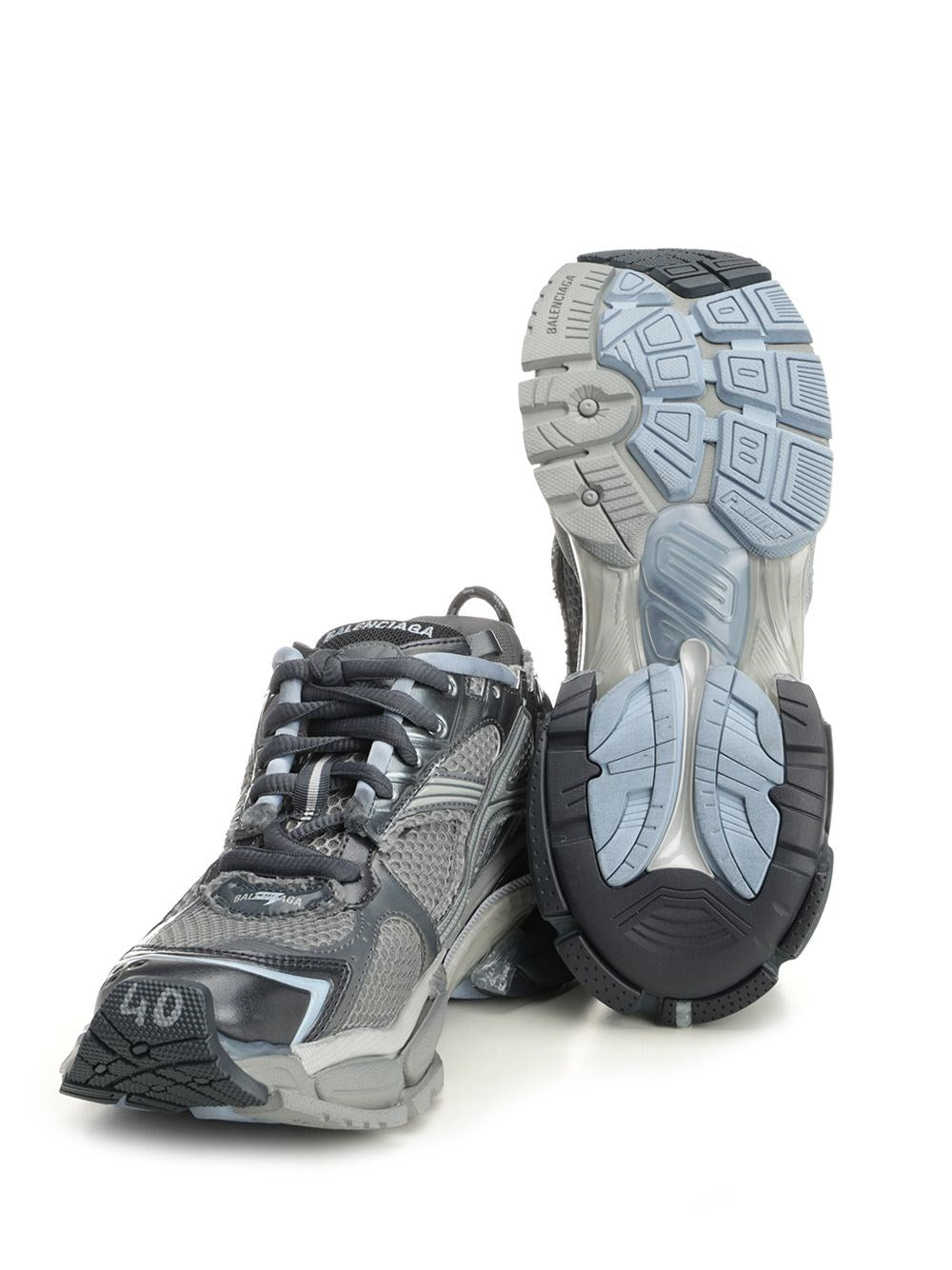 Balenciaga Men Runner Sneakers In Mesh And Nylon BALENCIAGA