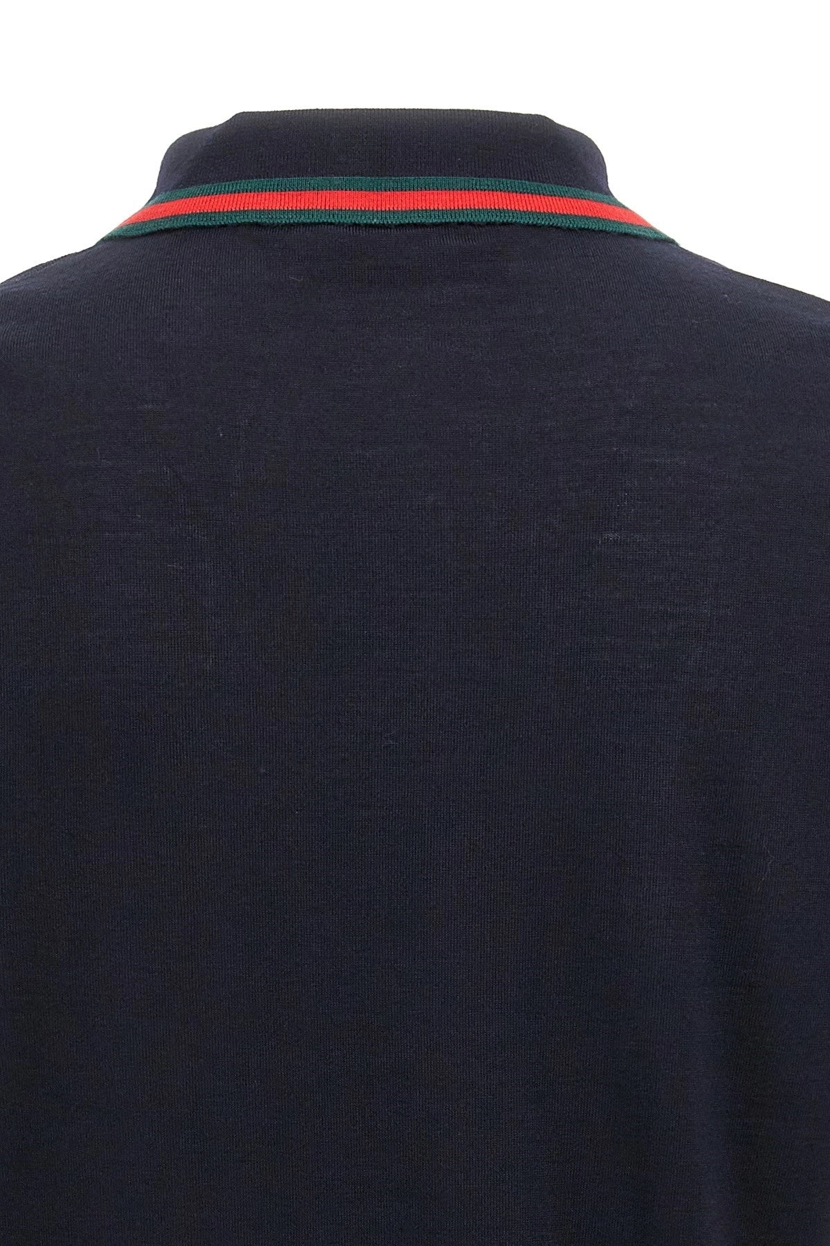 Gucci Men Web Ribbon Polo Shirt GUCCI