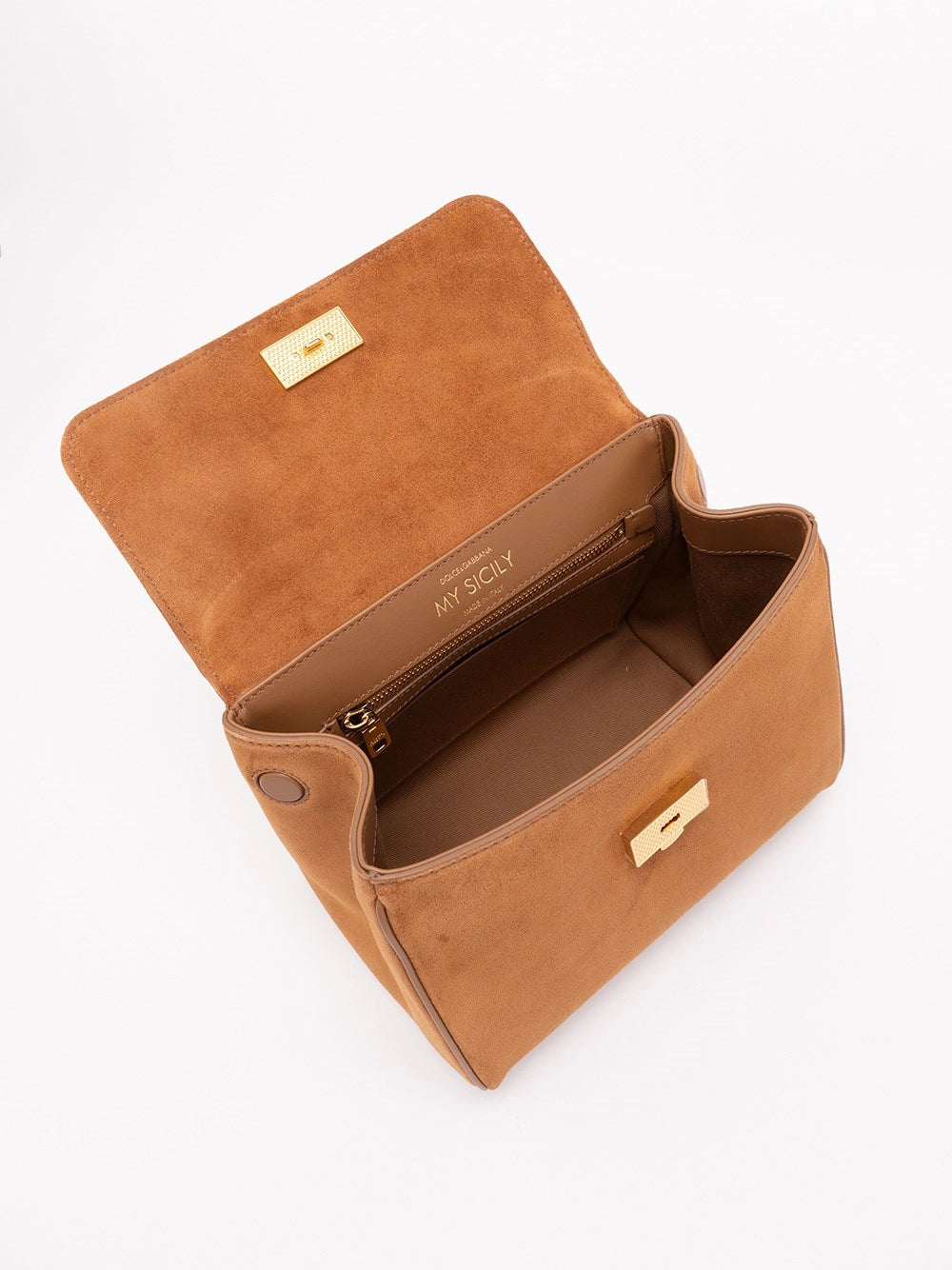 Dolce & Gabbana Women Small My Sicily Handbag In Split Calfskin DOLCE & GABBANA
