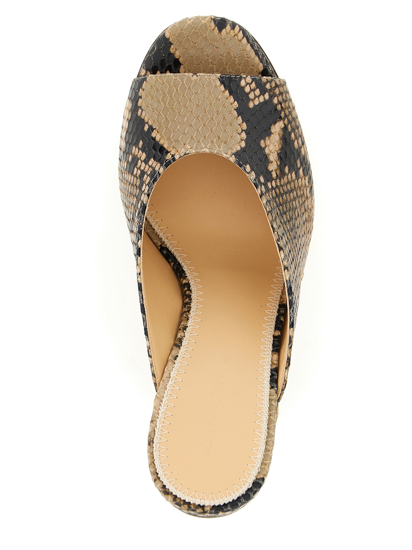 Magda Butrym Women Python Print Mules MAGDA BUTRYM