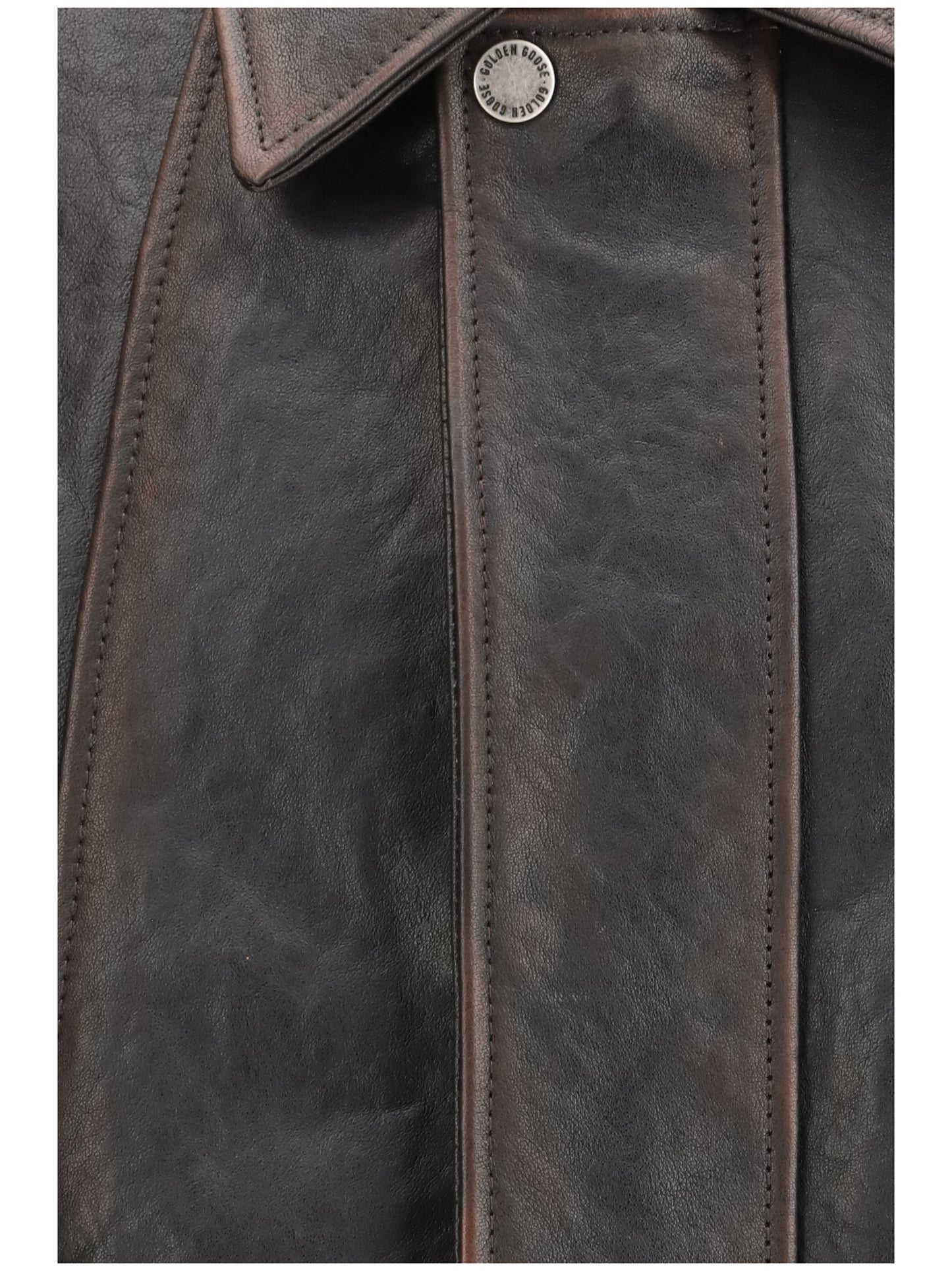 Golden Goose Men Nappa Leather Bomber Jacket