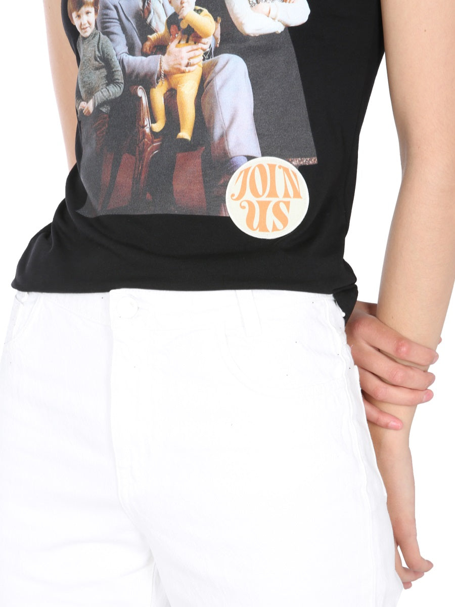 Raf Simons Women Crew Neck T-Shirt RAF SIMONS