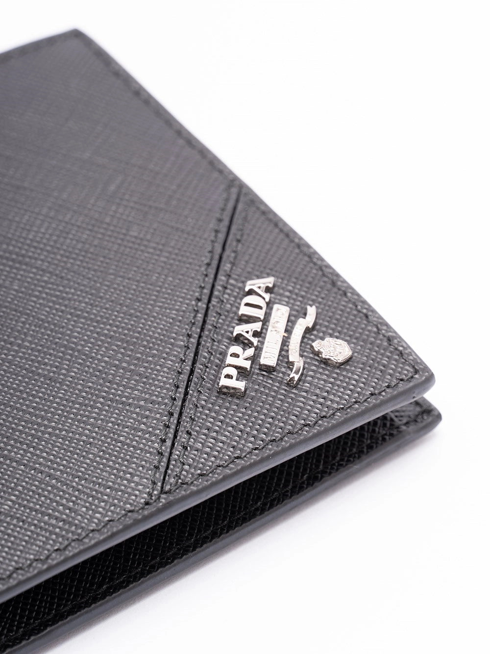 Prada Men Saffiano Leather Wallet With Coin Purse PRADA