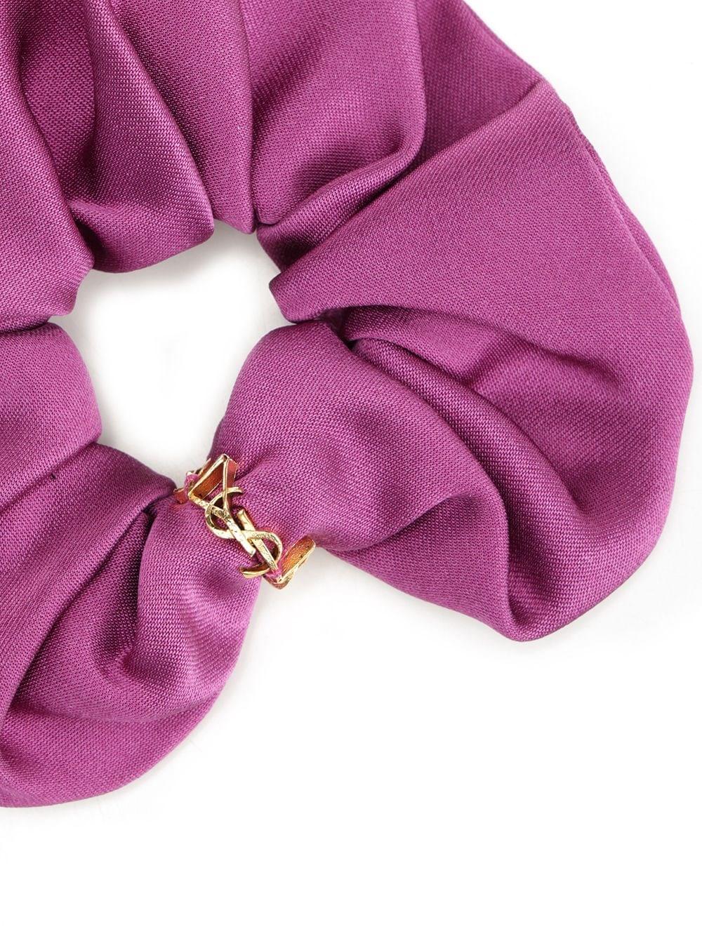 Saint Laurent Women Cassandre Scrunchie SAINT LAURENT