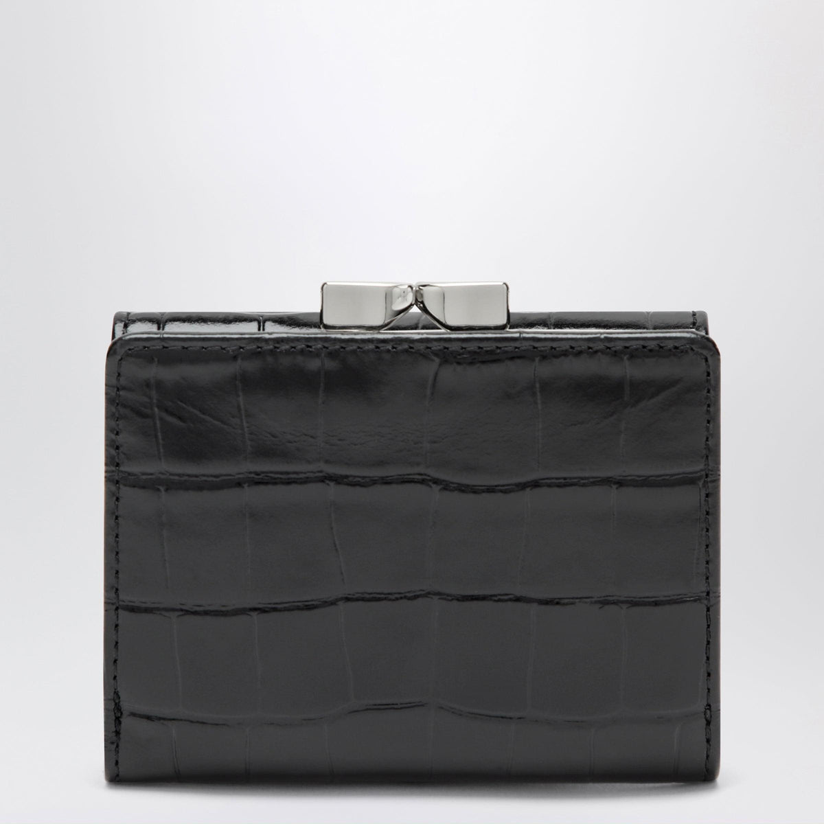 Vivienne Westwood Small Frame Wallet Black In Calf Leather Women Women VIVIENNE WESTWOOD